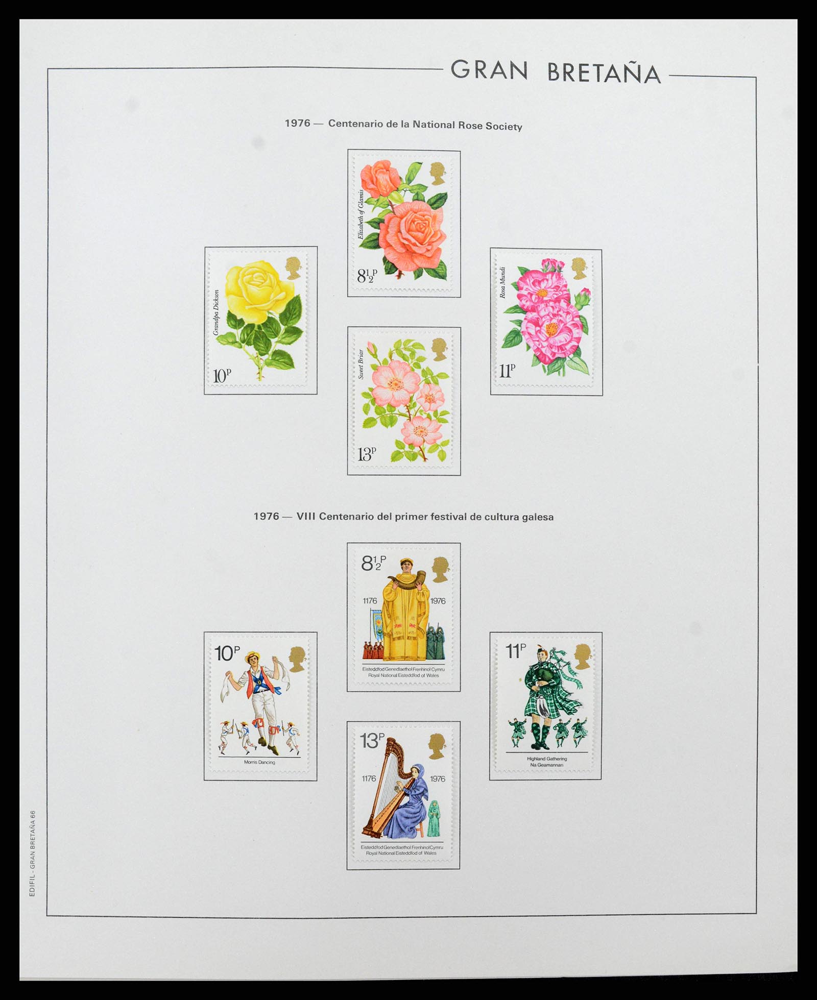 38924 0067 - Postzegelverzameling 38924 Engeland 1840-2000.