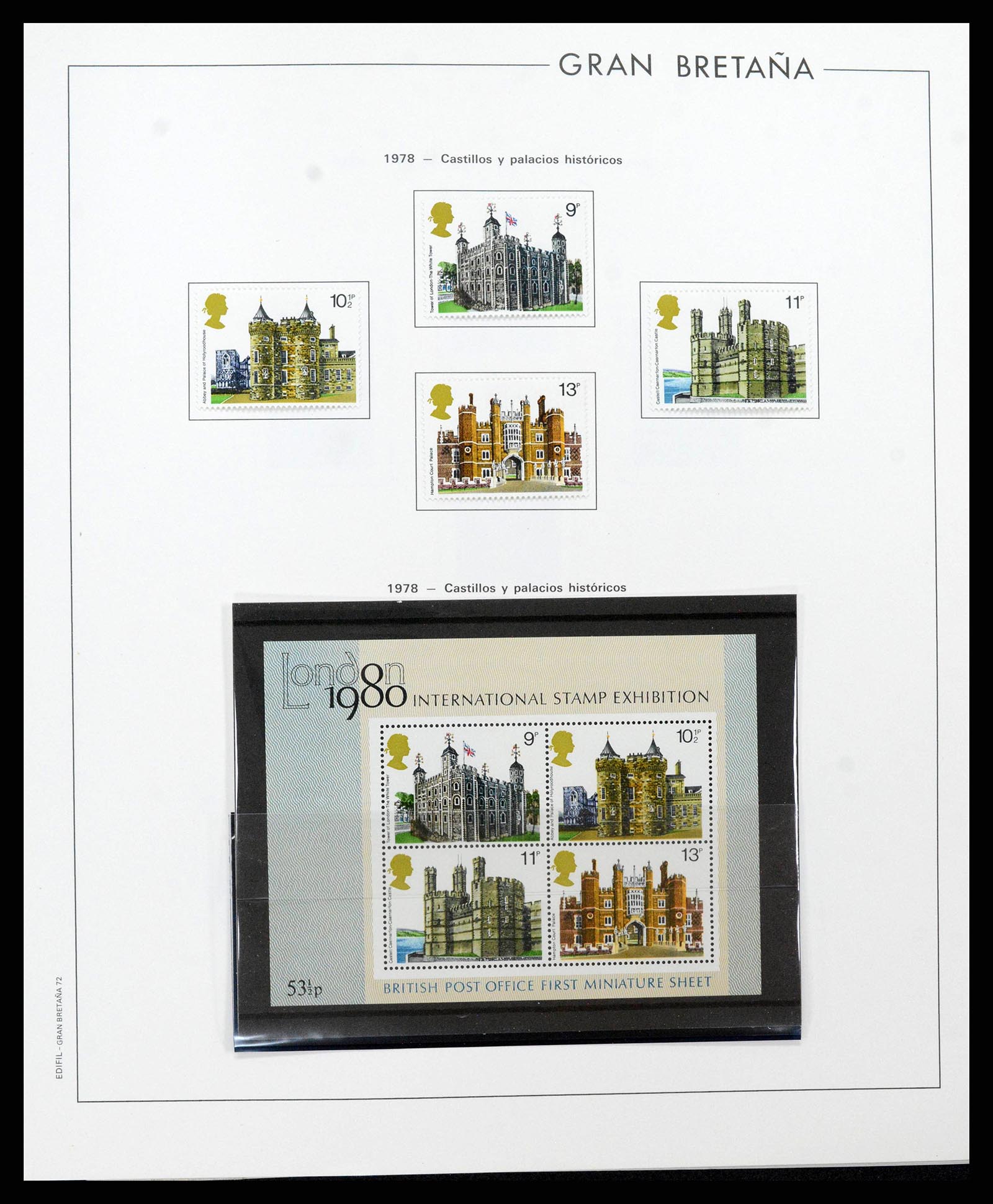 38924 0072 - Postzegelverzameling 38924 Engeland 1840-2000.