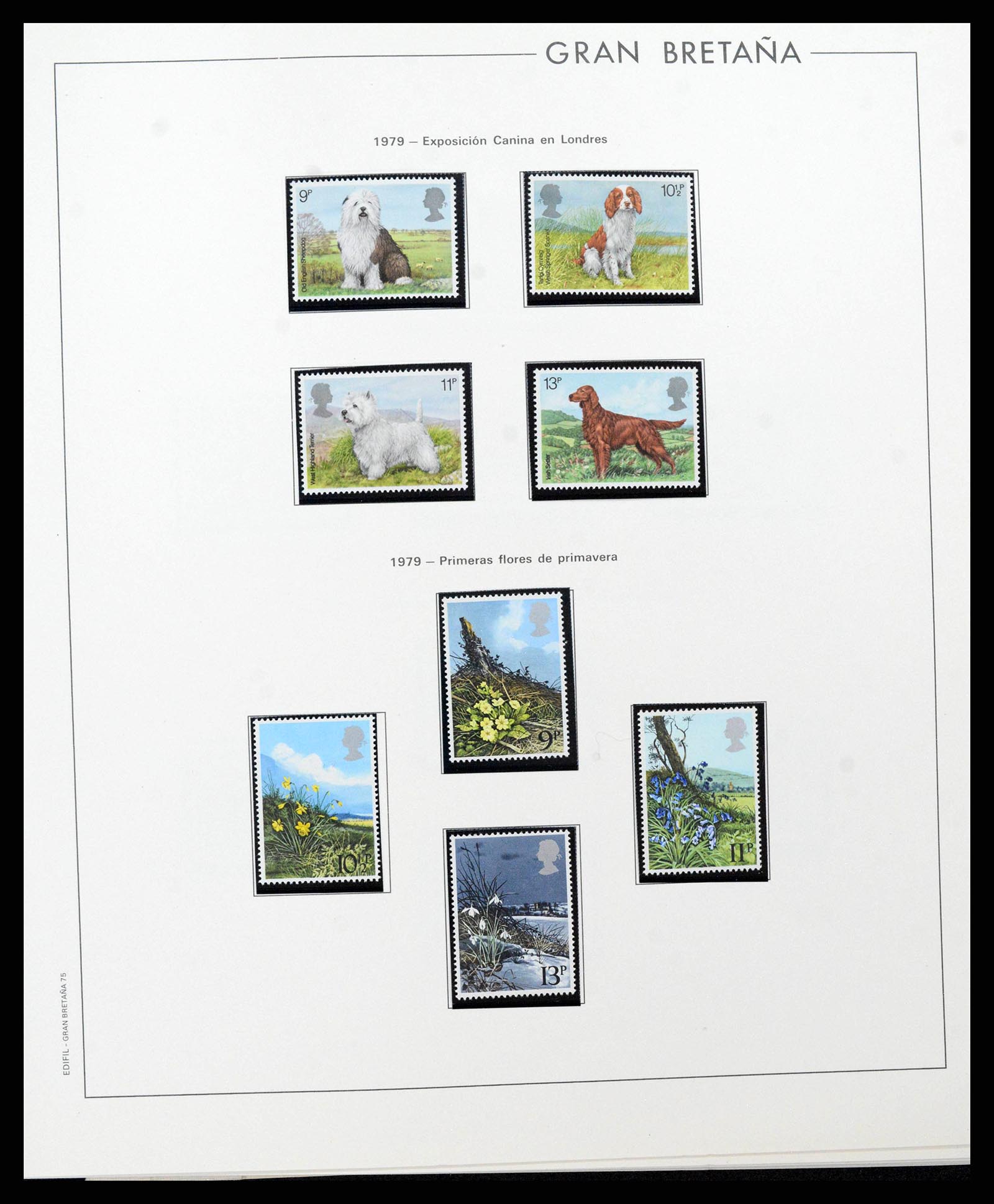 38924 0075 - Postzegelverzameling 38924 Engeland 1840-2000.