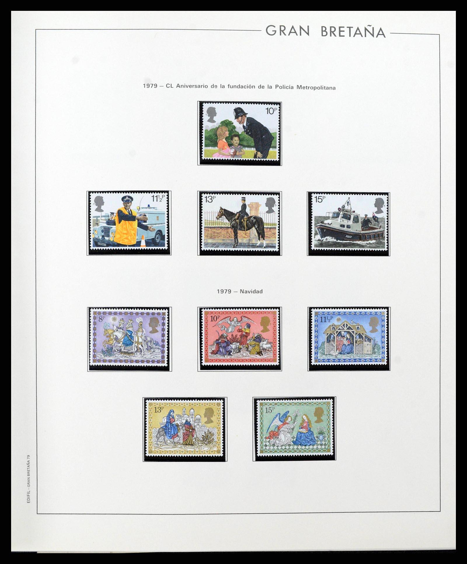 38924 0079 - Postzegelverzameling 38924 Engeland 1840-2000.