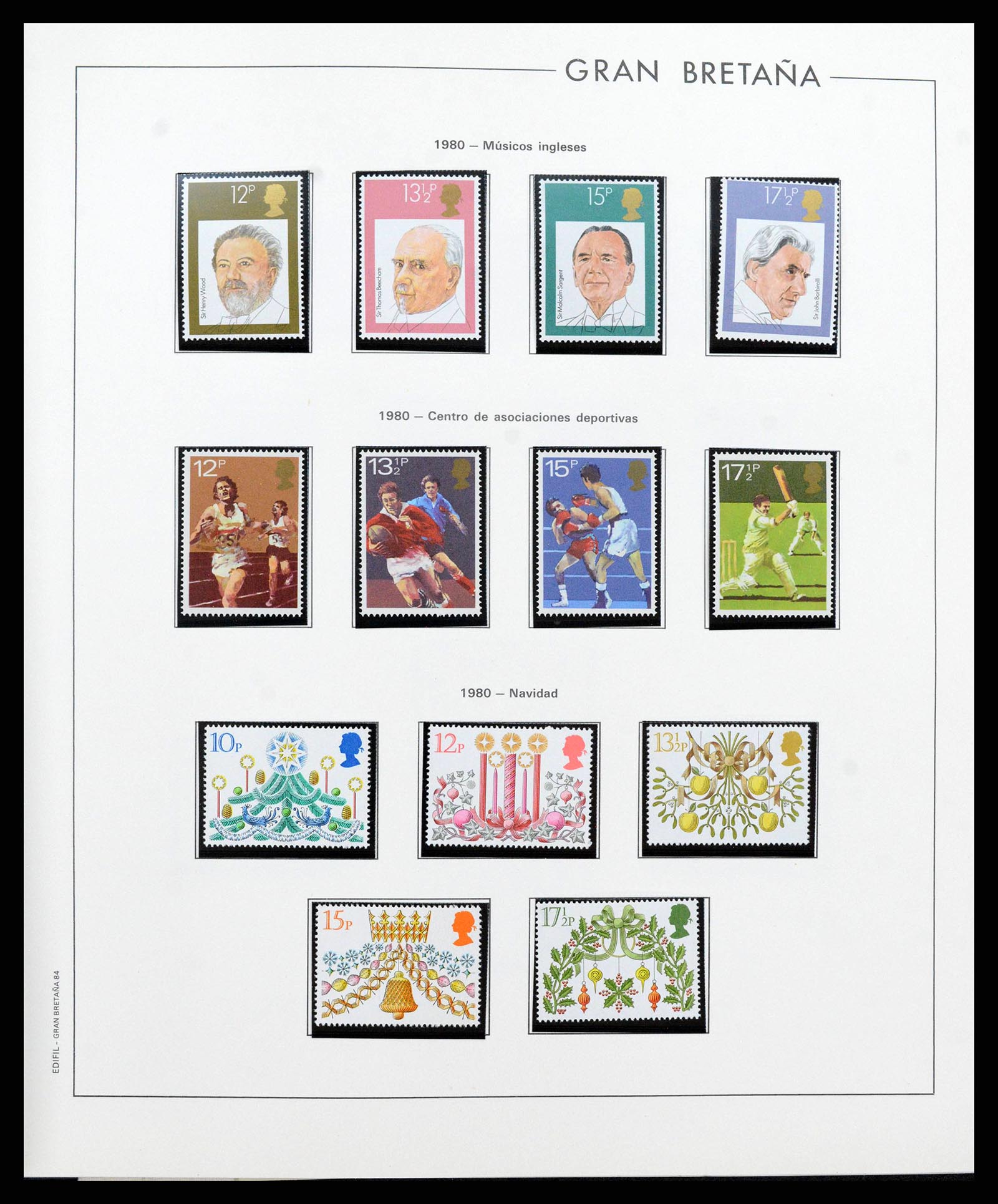 38924 0084 - Stamp collection 38924 Great Britain 1840-2000.