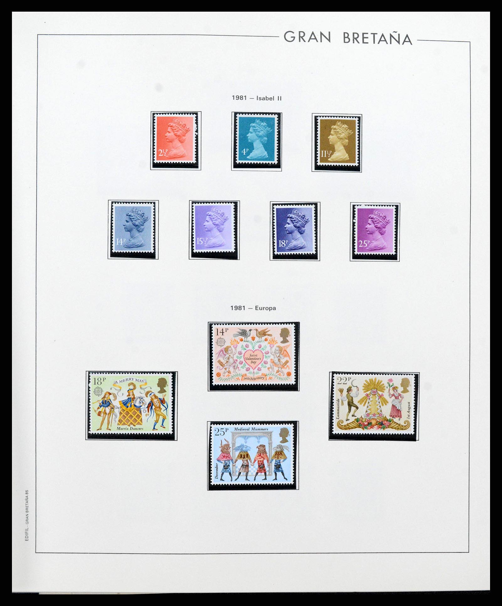 38924 0085 - Stamp collection 38924 Great Britain 1840-2000.