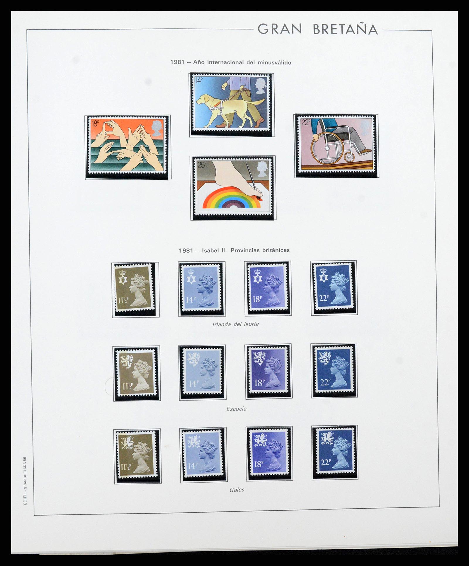 38924 0086 - Stamp collection 38924 Great Britain 1840-2000.