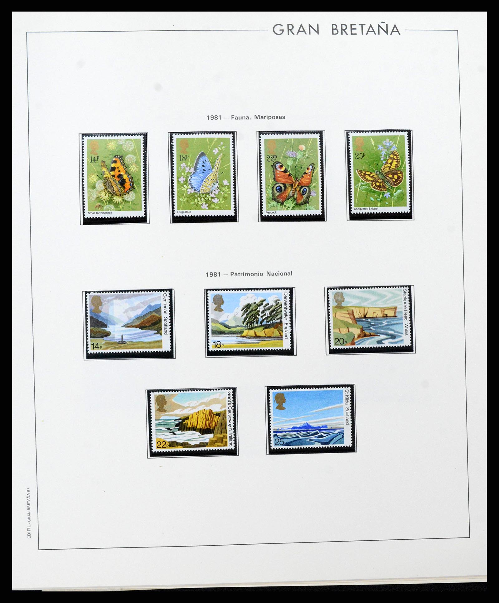 38924 0087 - Stamp collection 38924 Great Britain 1840-2000.