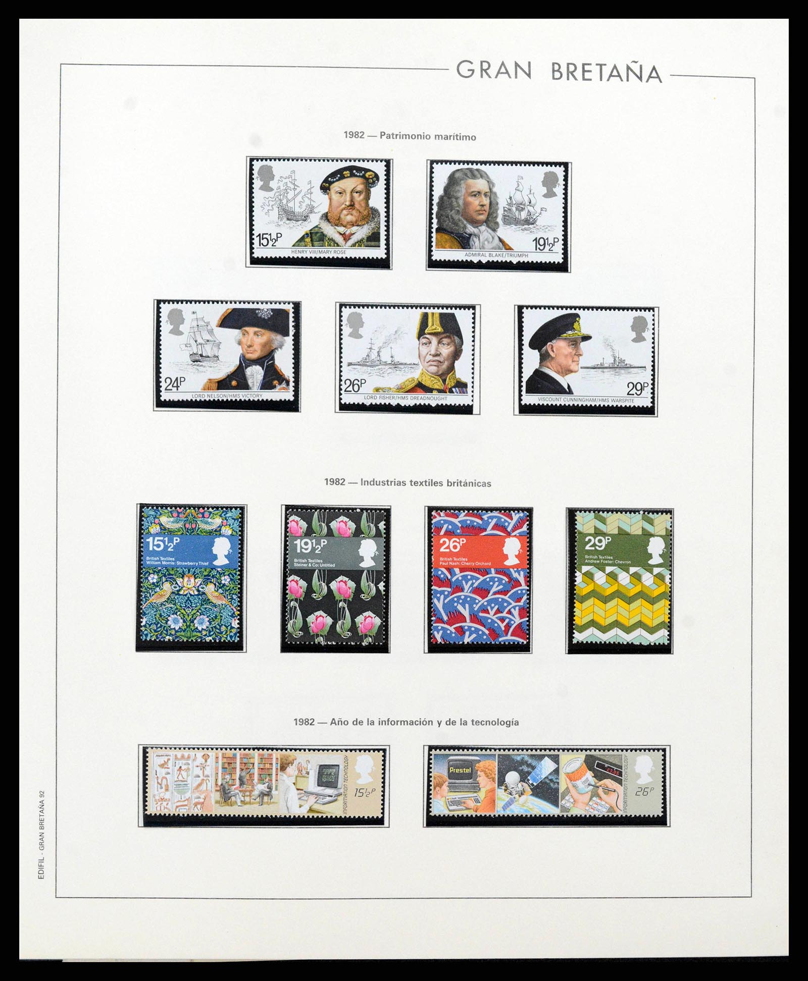 38924 0092 - Stamp collection 38924 Great Britain 1840-2000.