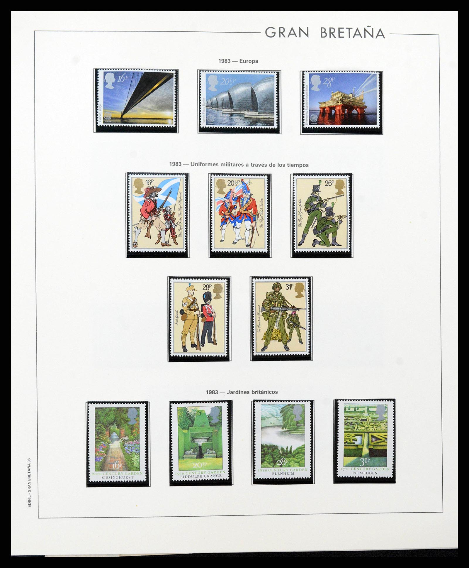38924 0096 - Stamp collection 38924 Great Britain 1840-2000.