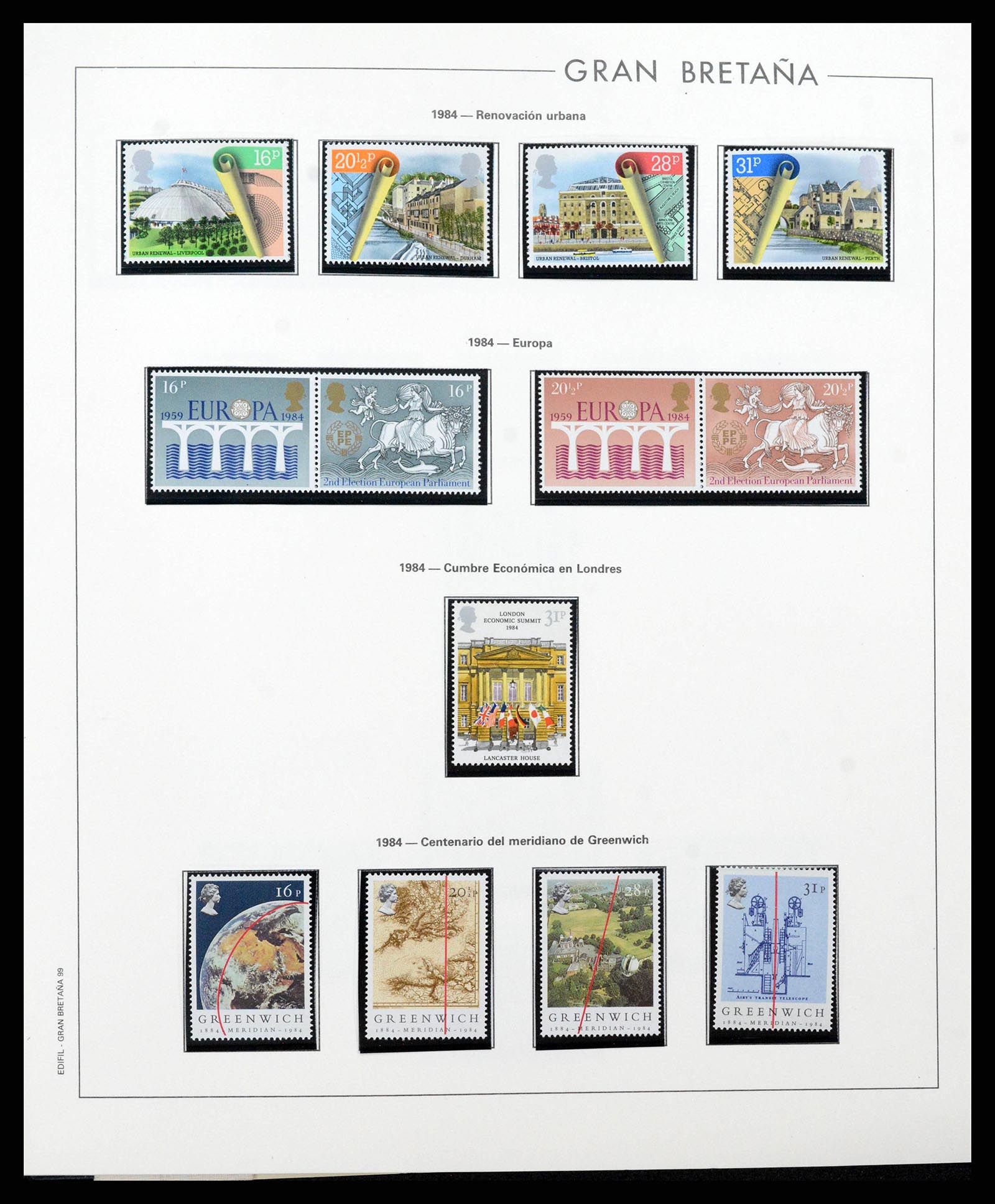 38924 0099 - Stamp collection 38924 Great Britain 1840-2000.