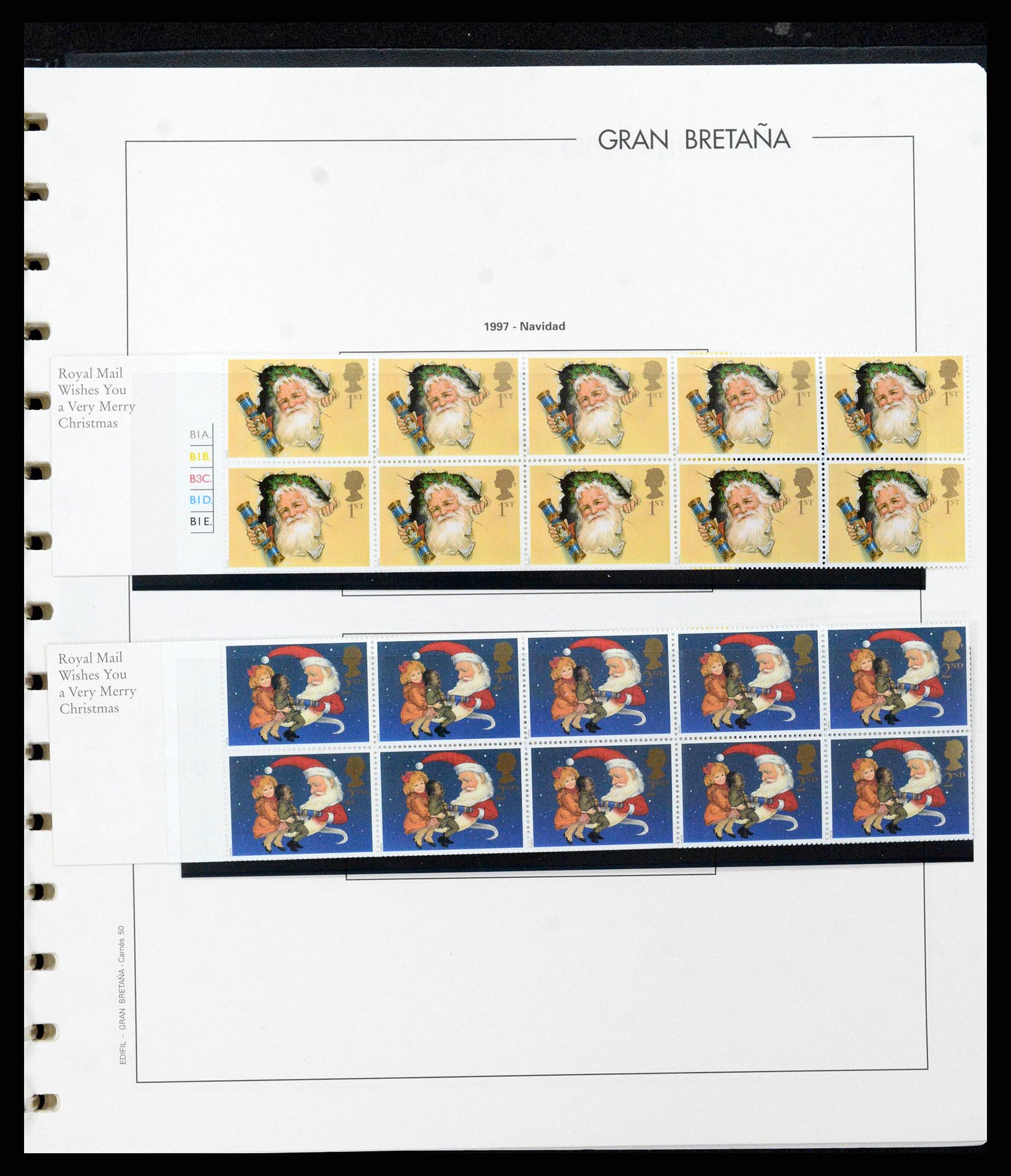 38924 0248 - Postzegelverzameling 38924 Engeland 1840-2000.
