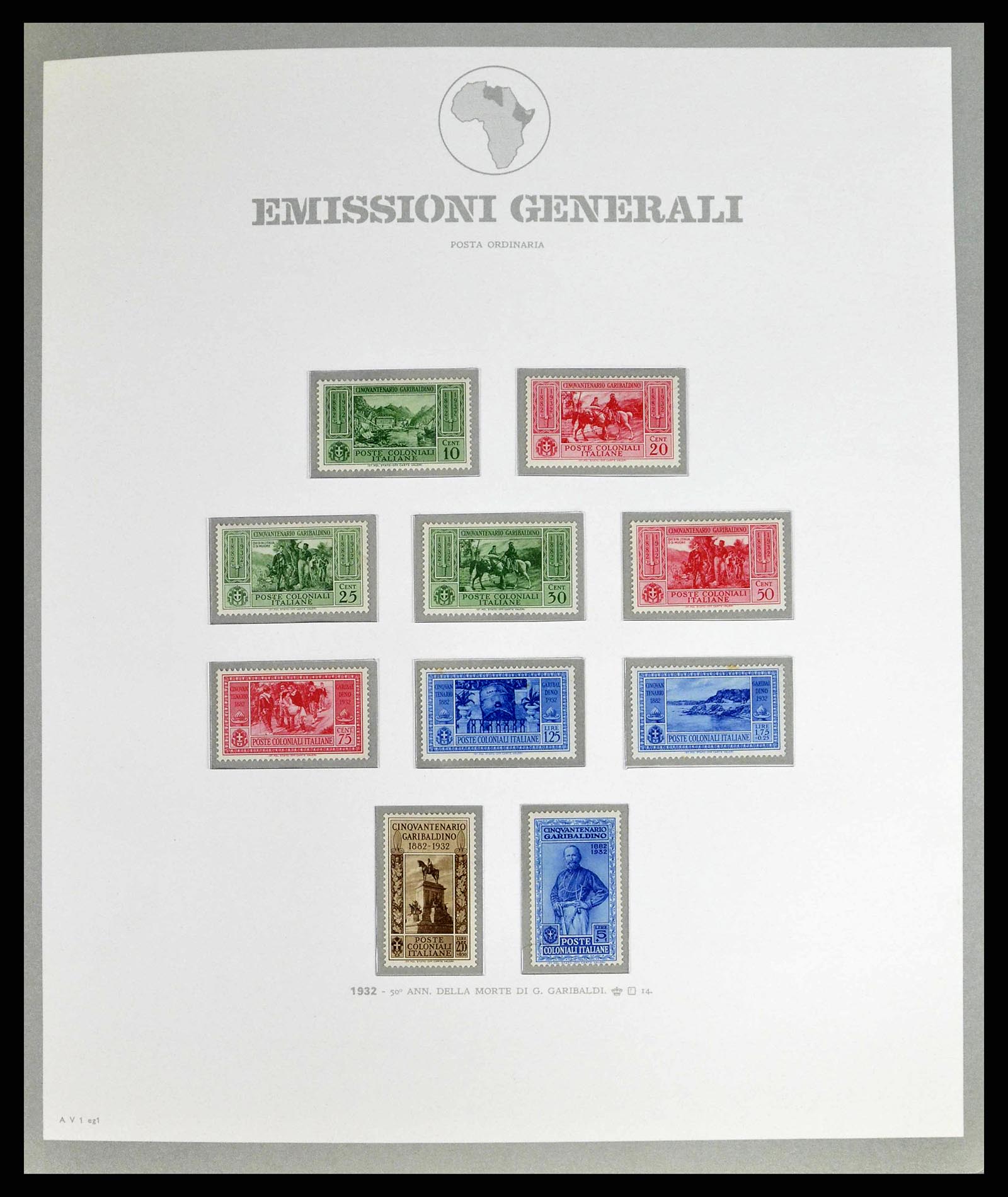 38925 0001 - Stamp collection 38925 Italian colonies supercollection 1903-1941.