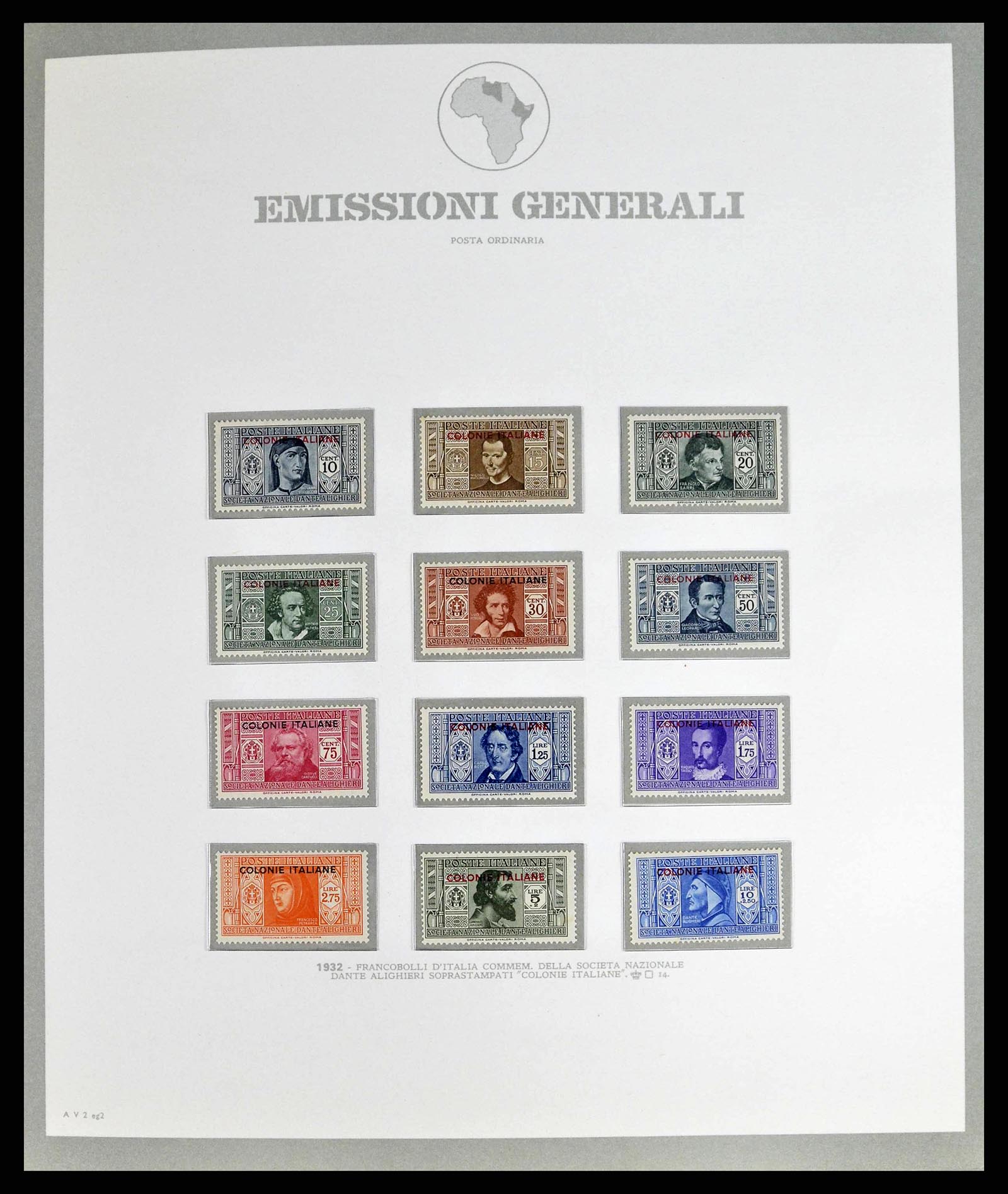 38925 0002 - Stamp collection 38925 Italian colonies supercollection 1903-1941.