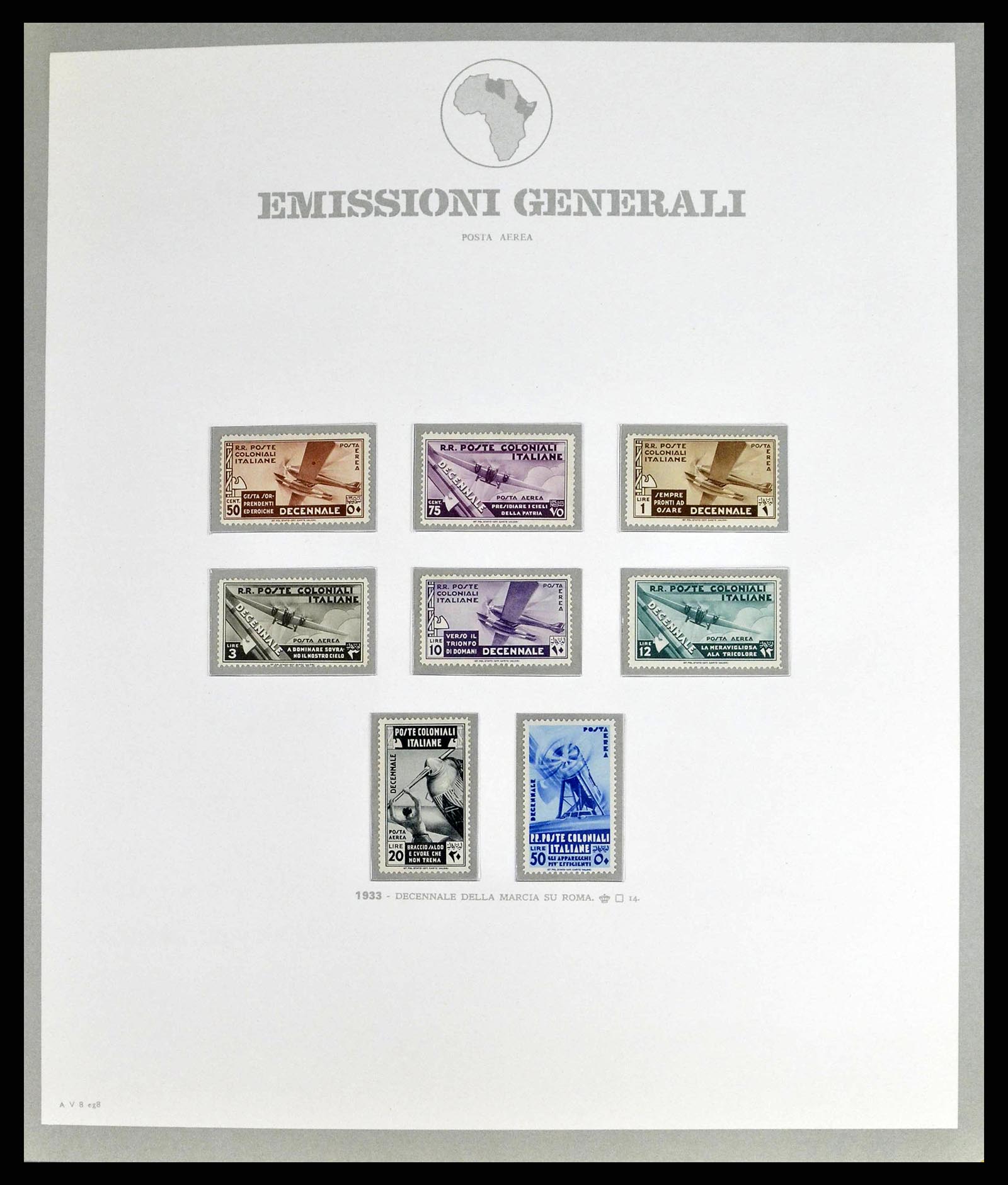 38925 0008 - Stamp collection 38925 Italian colonies supercollection 1903-1941.