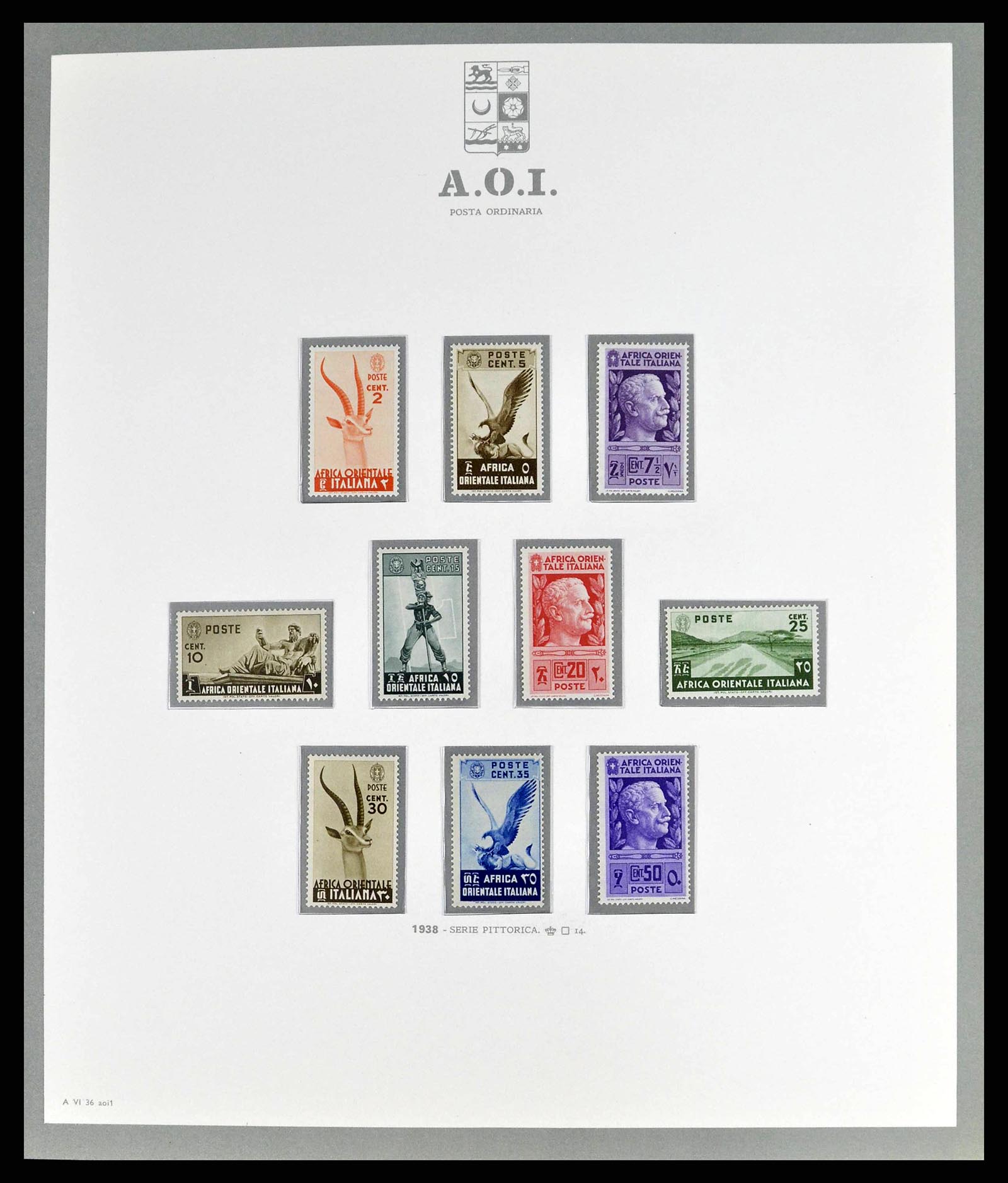 38925 0012 - Stamp collection 38925 Italian colonies supercollection 1903-1941.