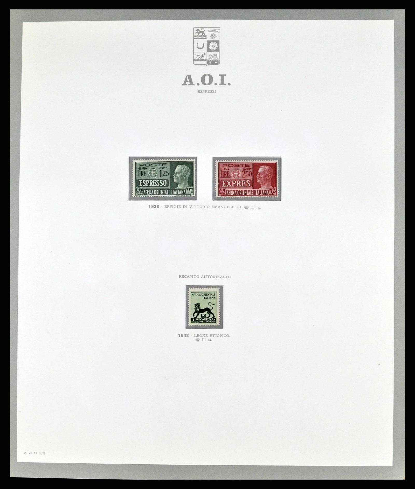 38925 0019 - Stamp collection 38925 Italian colonies supercollection 1903-1941.