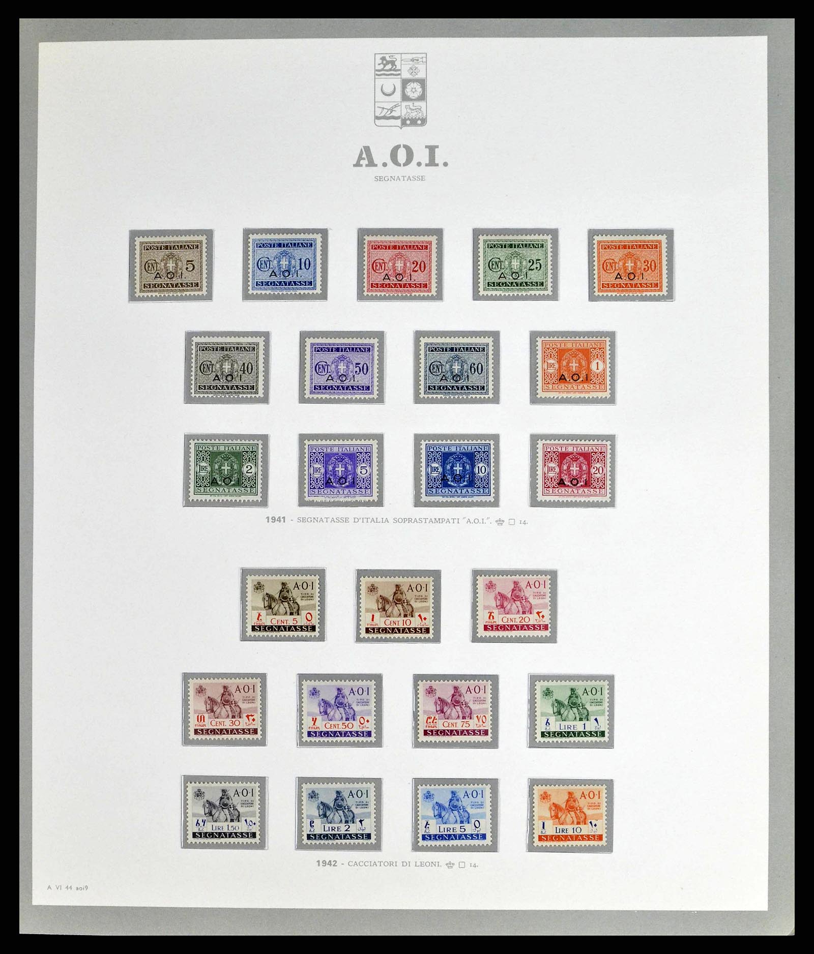 38925 0020 - Stamp collection 38925 Italian colonies supercollection 1903-1941.