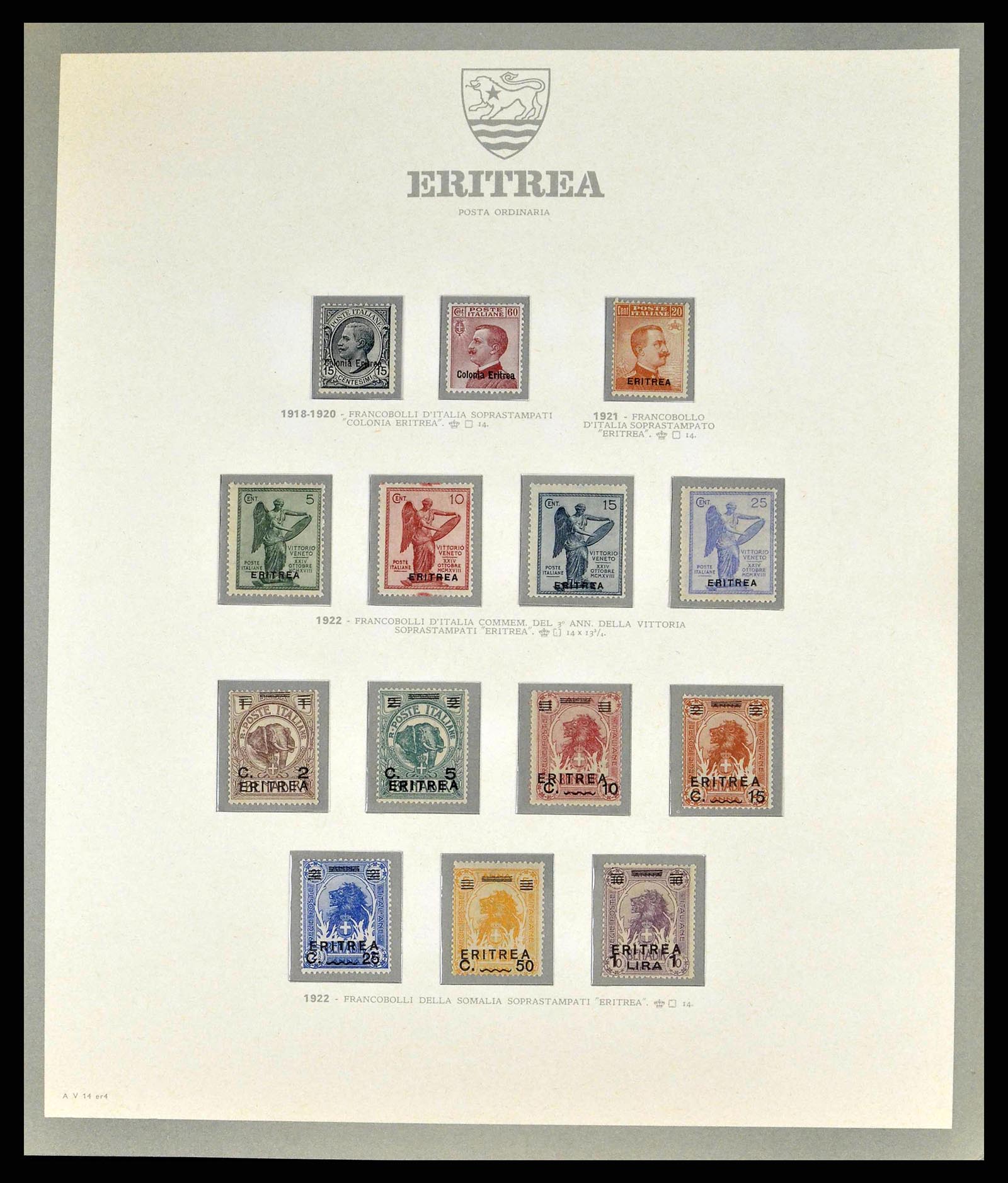 38925 0024 - Stamp collection 38925 Italian colonies supercollection 1903-1941.