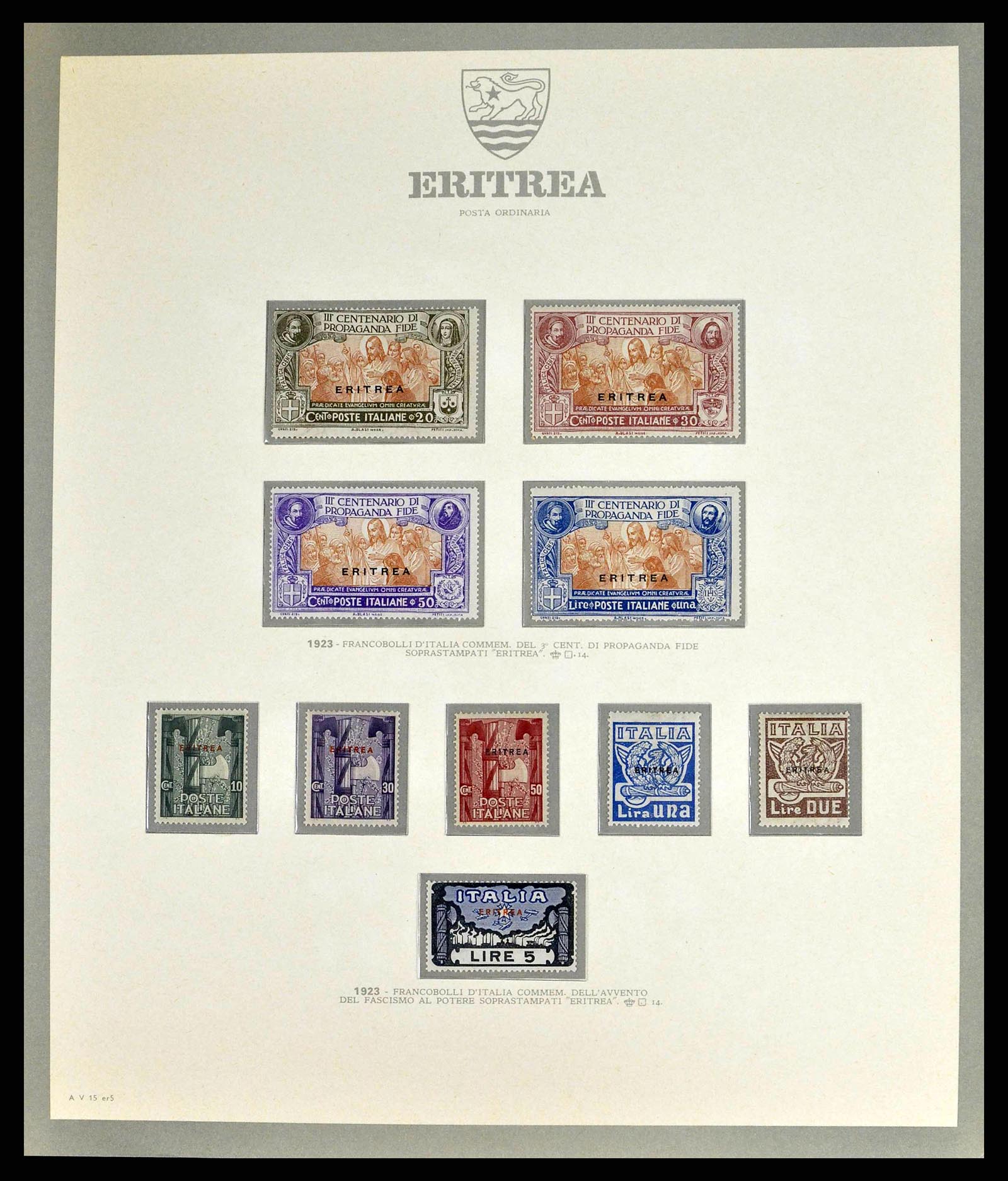 38925 0025 - Stamp collection 38925 Italian colonies supercollection 1903-1941.