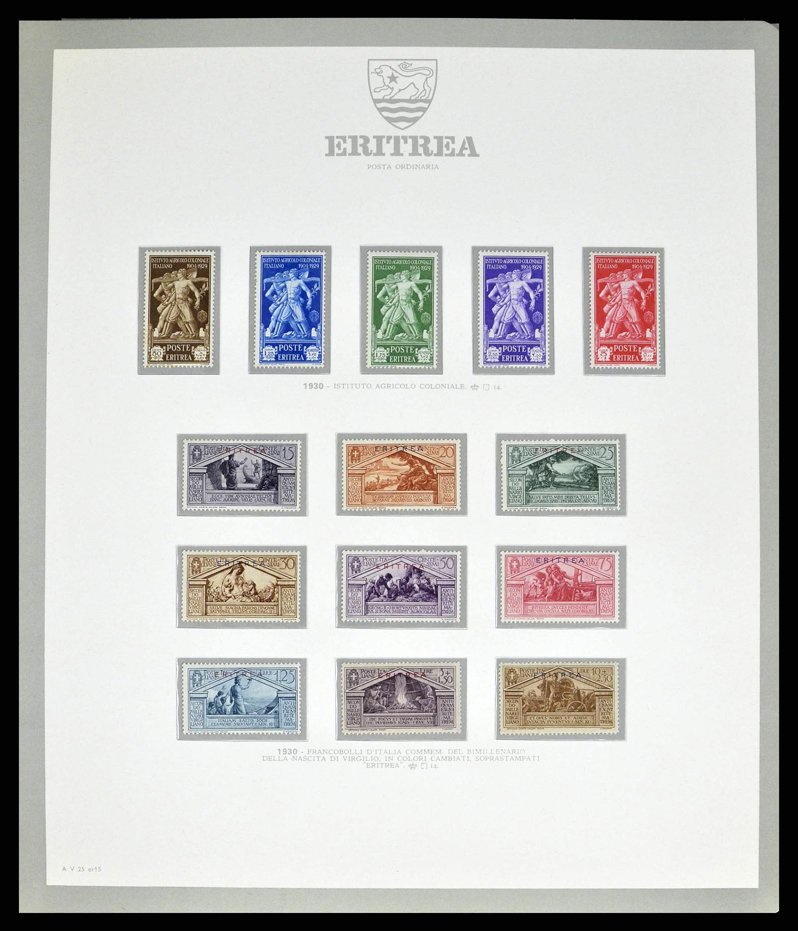 38925 0035 - Stamp collection 38925 Italian colonies supercollection 1903-1941.