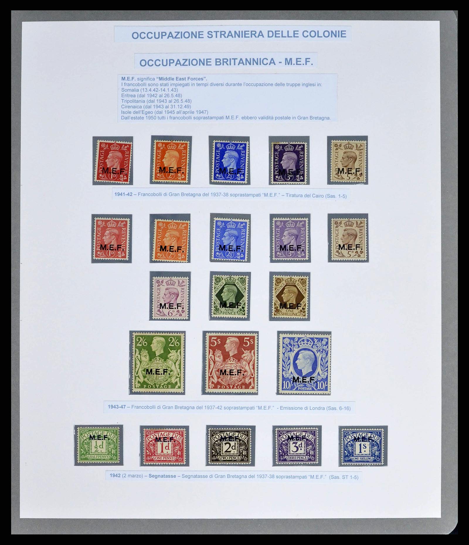 38925 0046 - Stamp collection 38925 Italian colonies supercollection 1903-1941.
