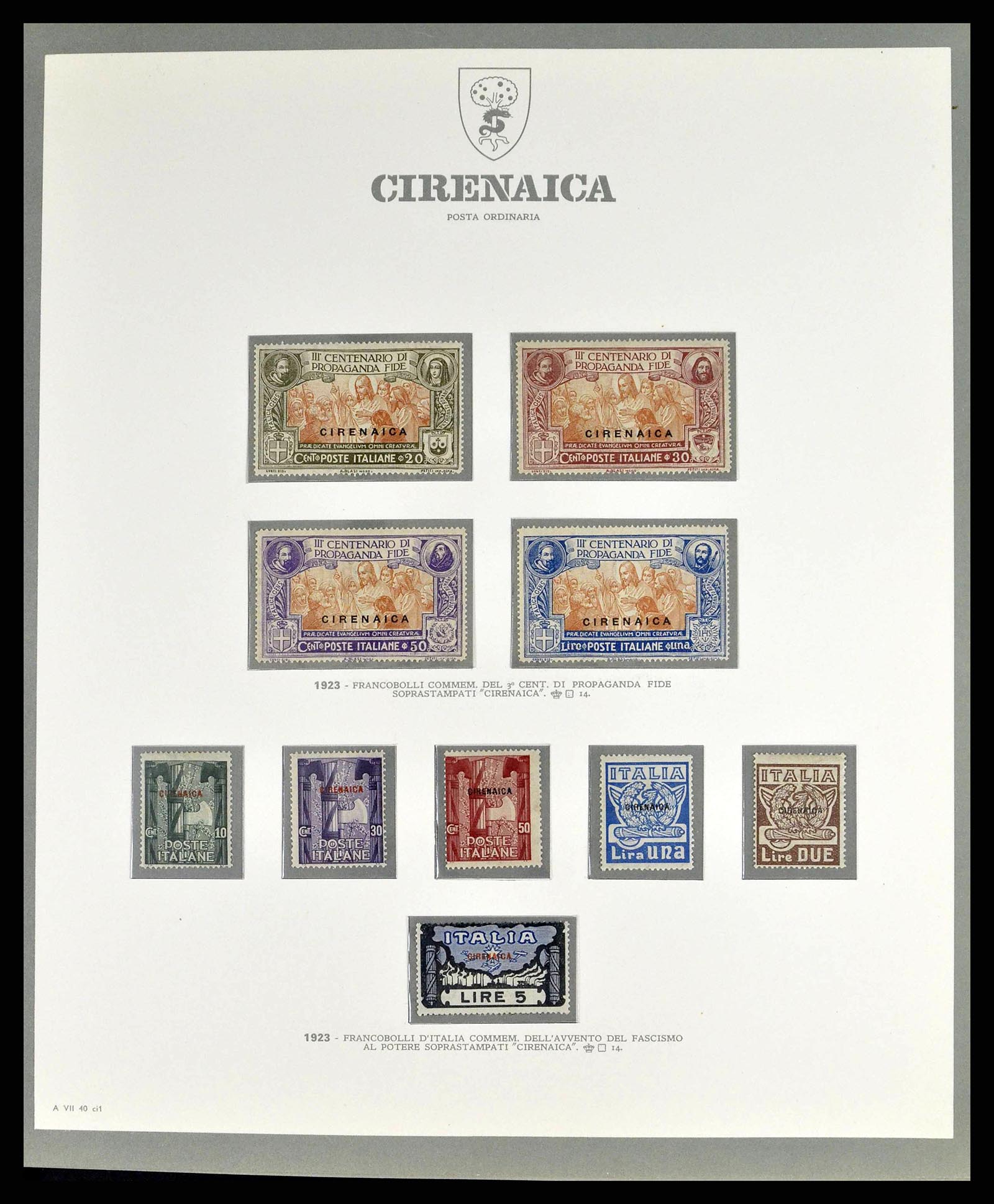 38925 0059 - Stamp collection 38925 Italian colonies supercollection 1903-1941.