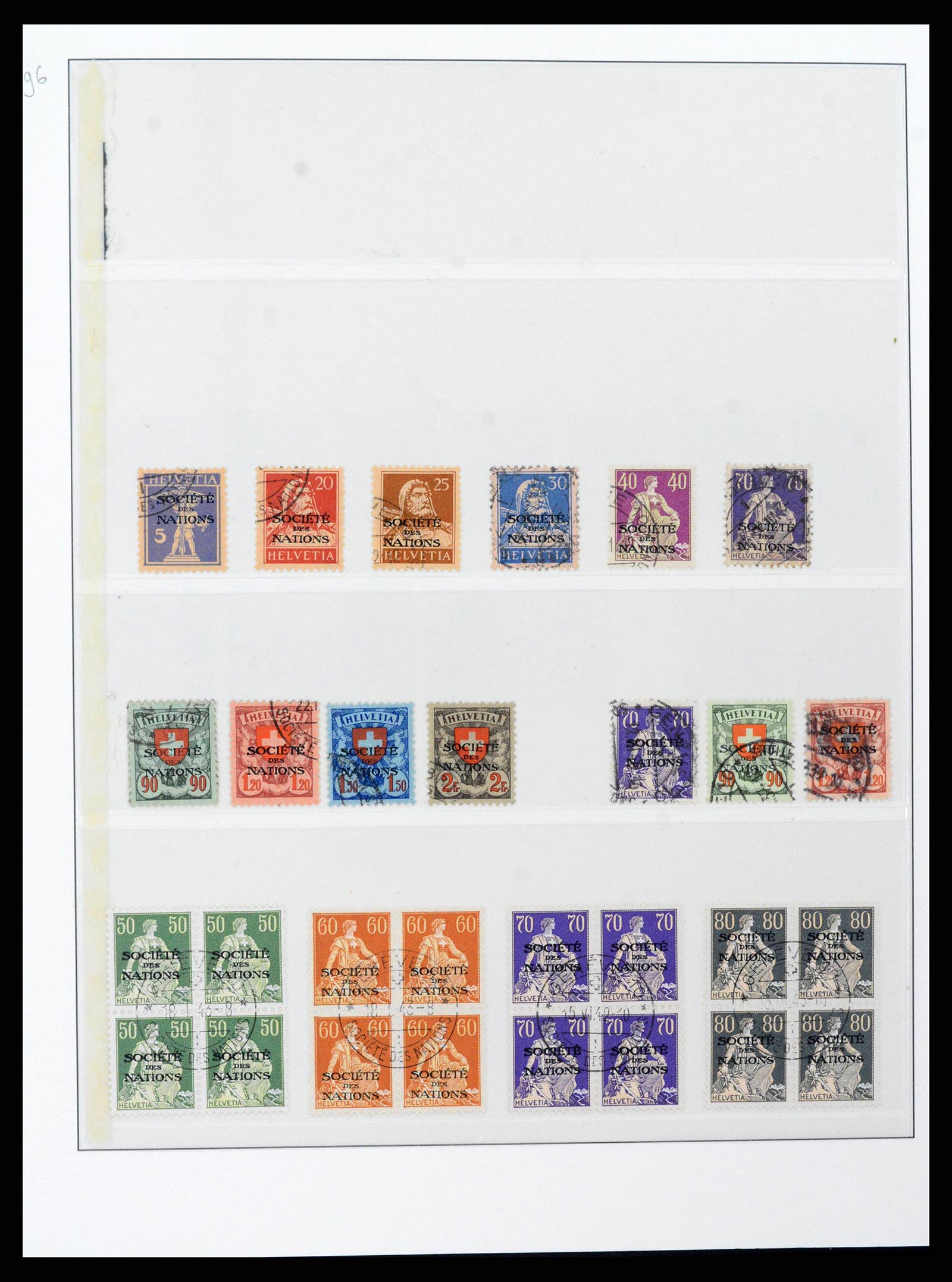 38937 0007 - Stamp collection 38937 Switzerland service 1918-2008.