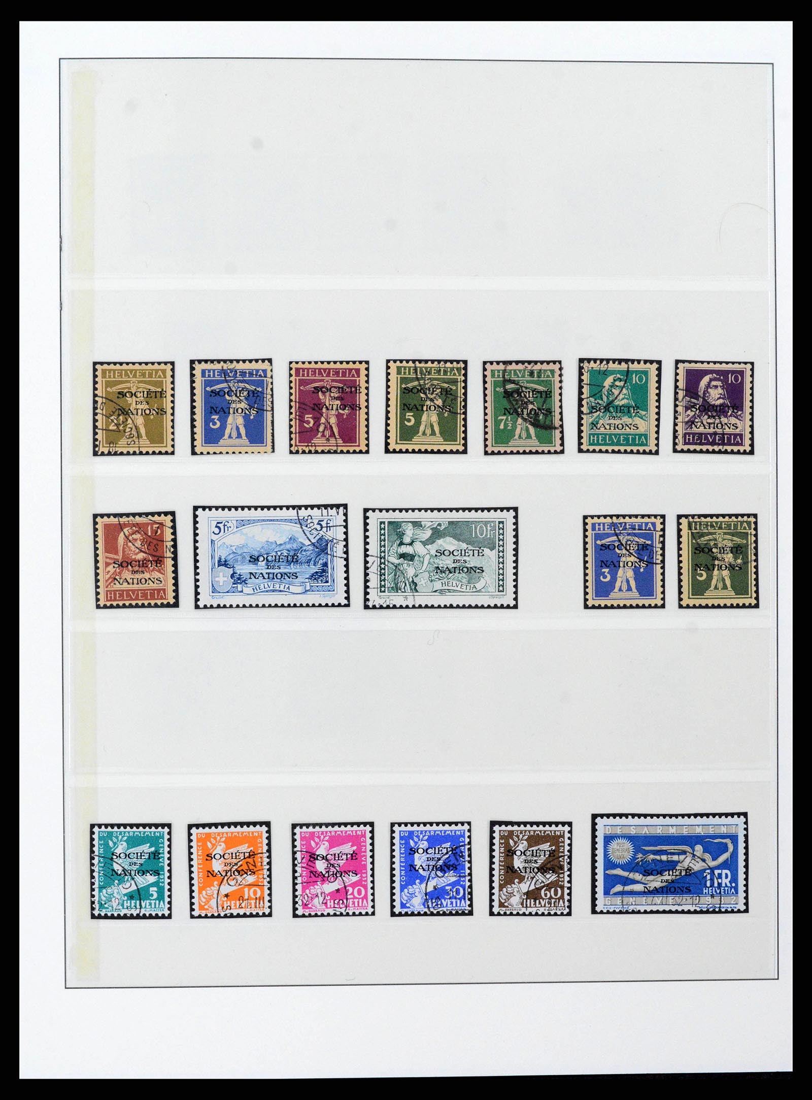 38937 0008 - Stamp collection 38937 Switzerland service 1918-2008.