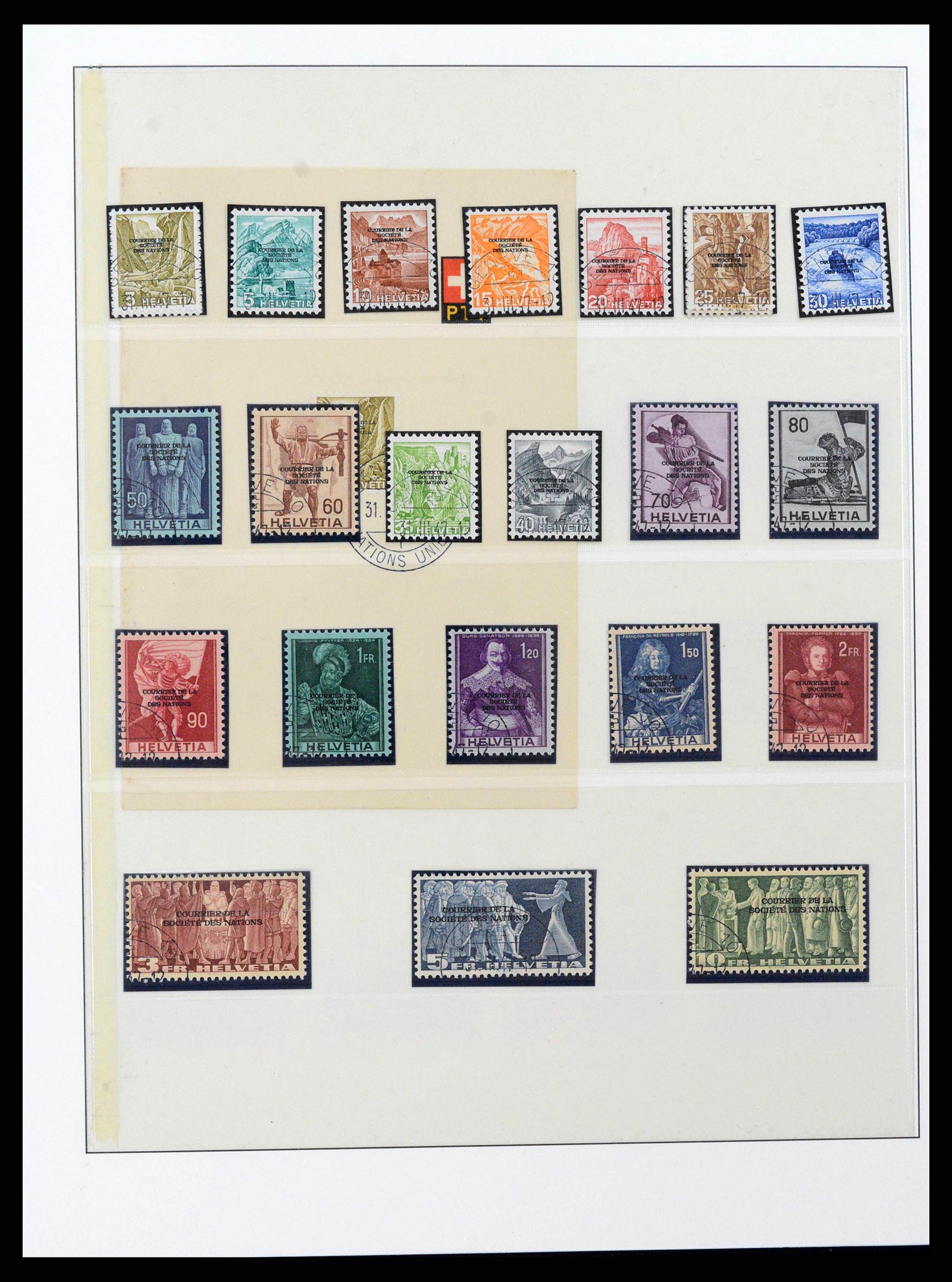 38937 0011 - Stamp collection 38937 Switzerland service 1918-2008.