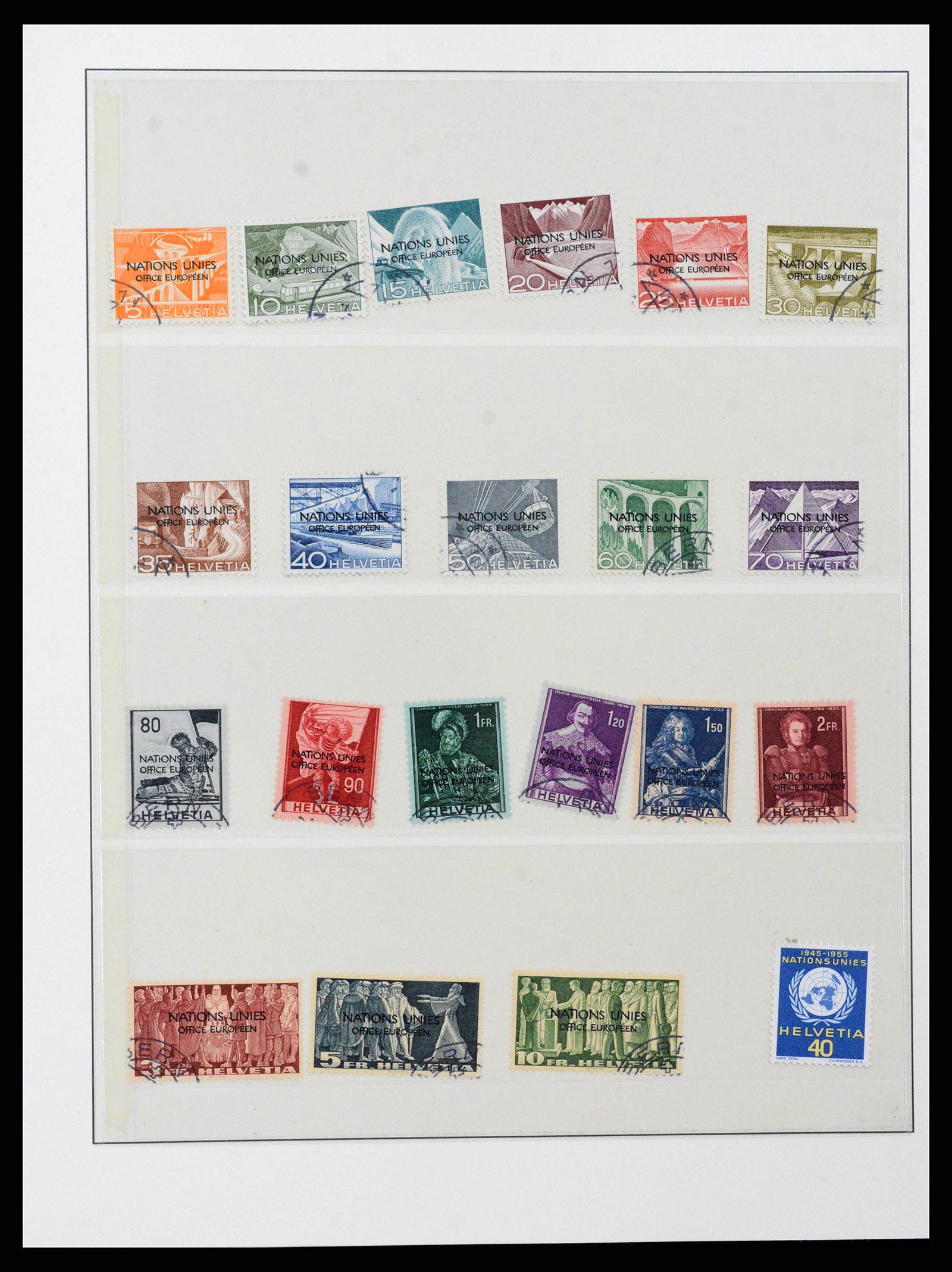38937 0023 - Stamp collection 38937 Switzerland service 1918-2008.