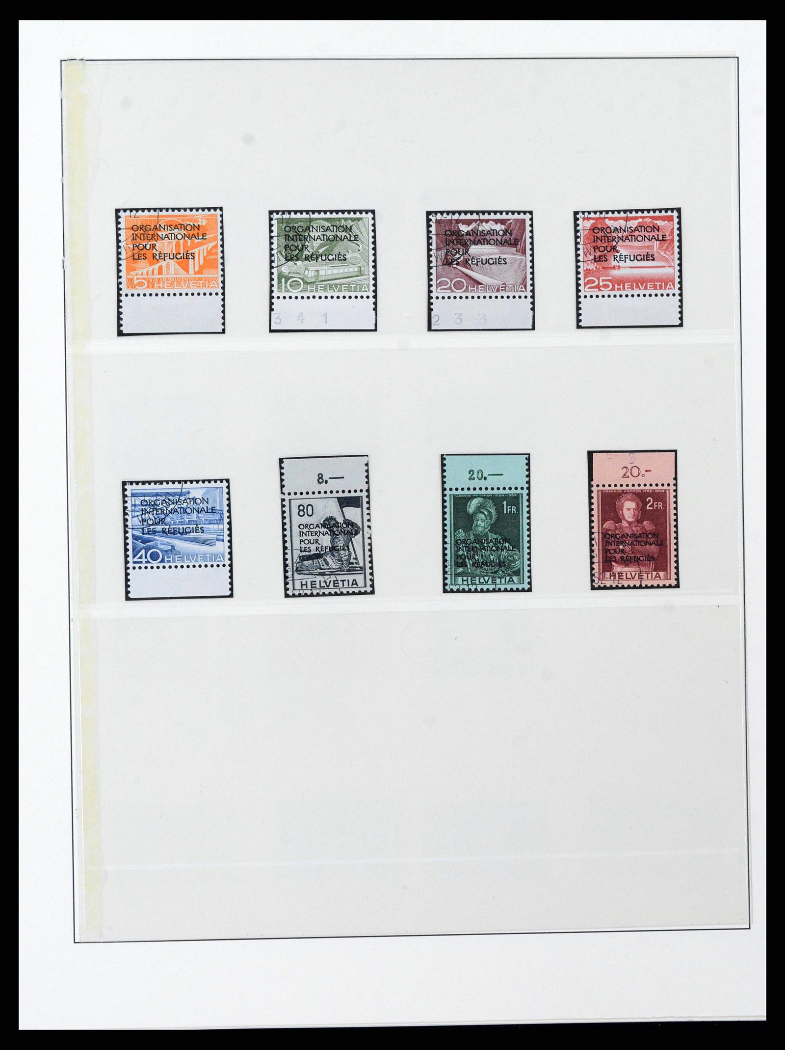 38937 0025 - Stamp collection 38937 Switzerland service 1918-2008.