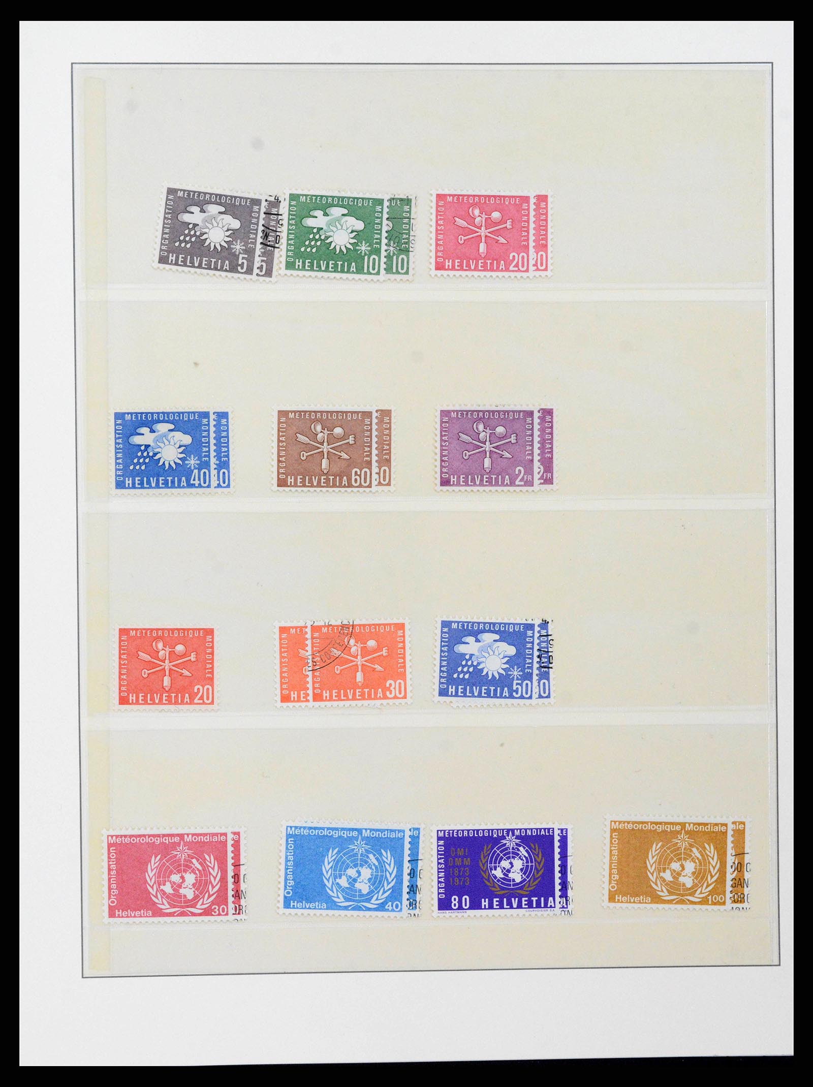 38937 0026 - Stamp collection 38937 Switzerland service 1918-2008.