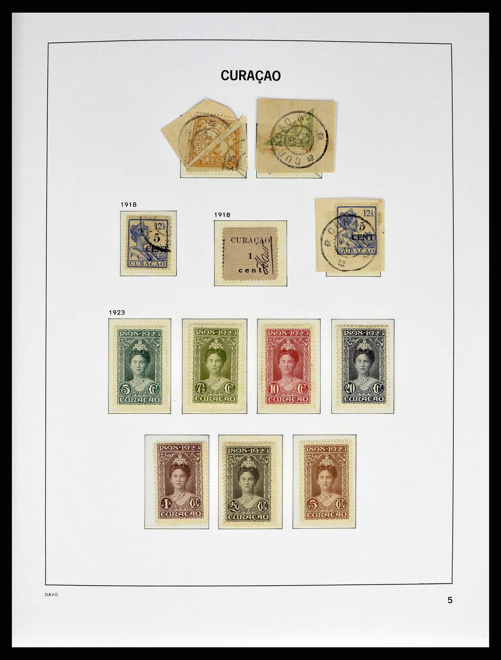 38940 0005 - Stamp collection 38940 Curaçao/Antilles 1873-1969.