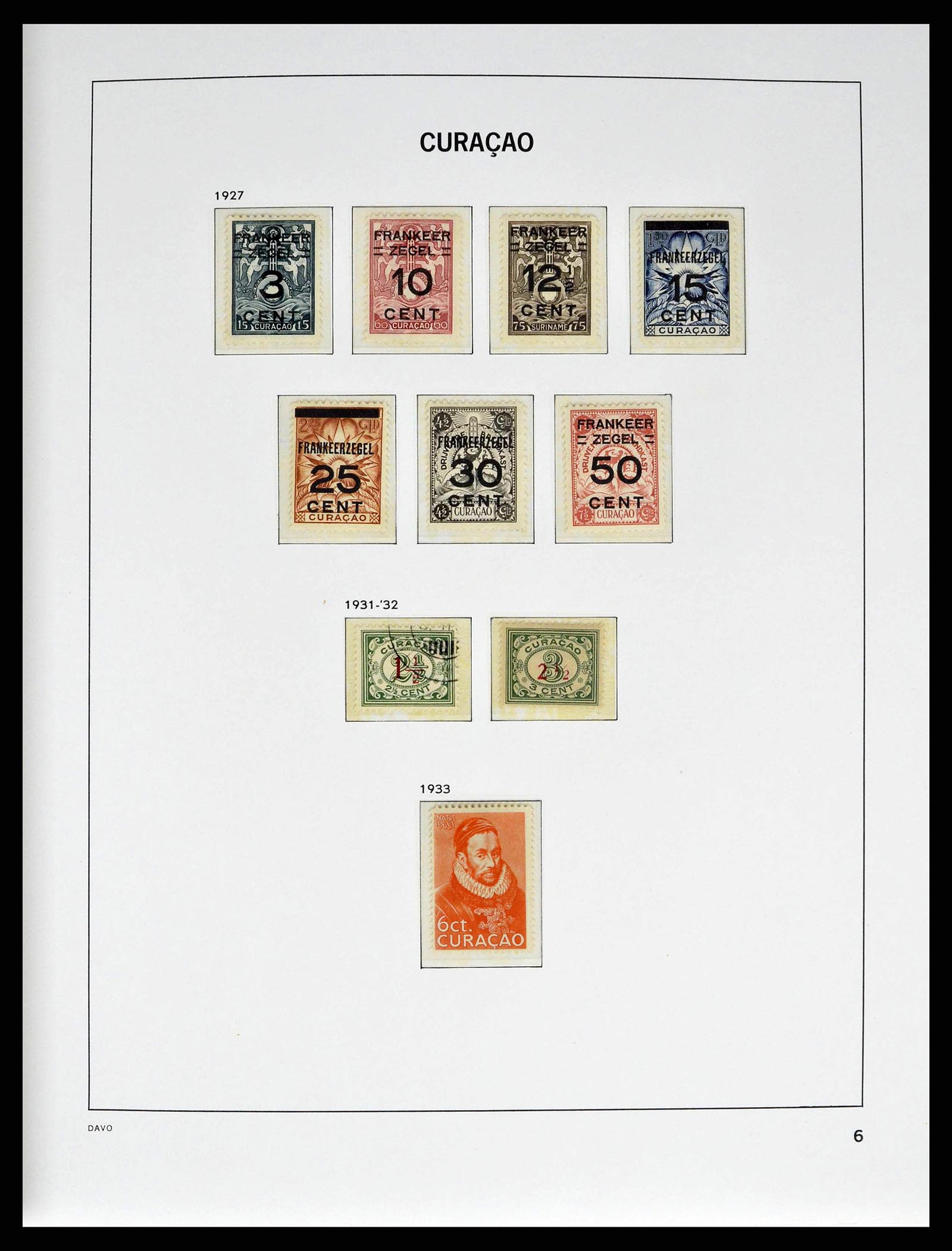 38940 0006 - Stamp collection 38940 Curaçao/Antilles 1873-1969.