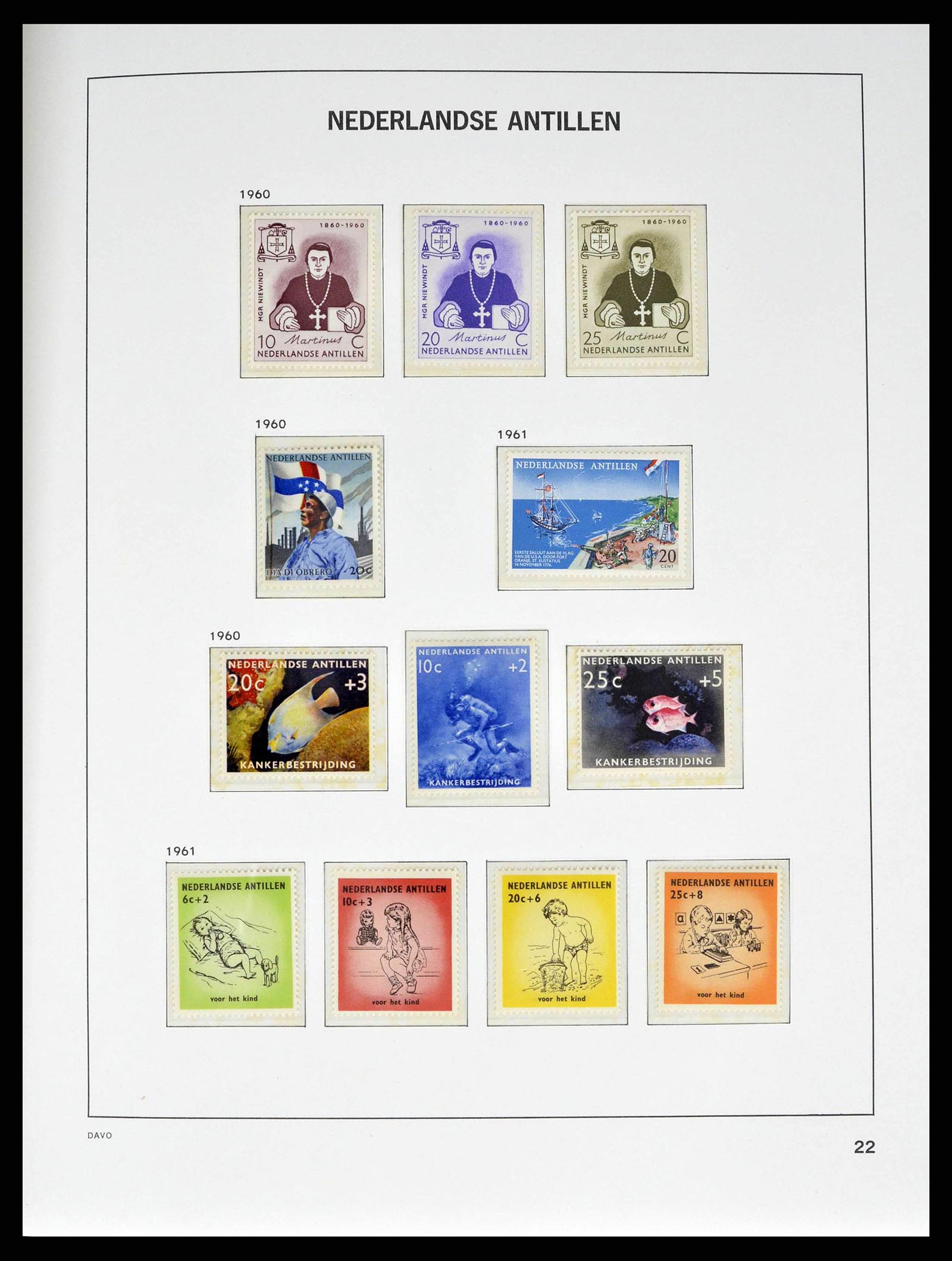 38940 0022 - Stamp collection 38940 Curaçao/Antilles 1873-1969.