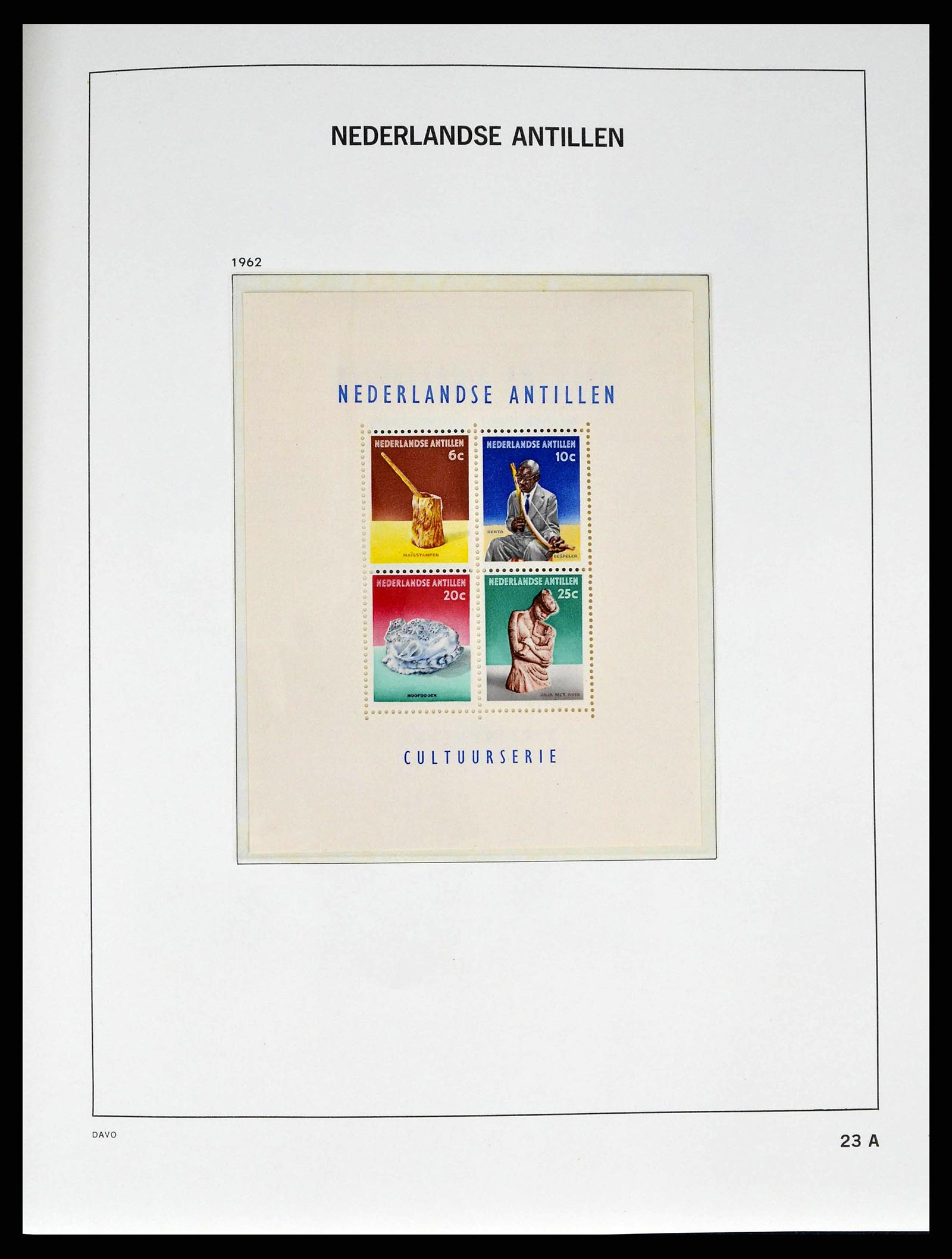 38940 0024 - Stamp collection 38940 Curaçao/Antilles 1873-1969.