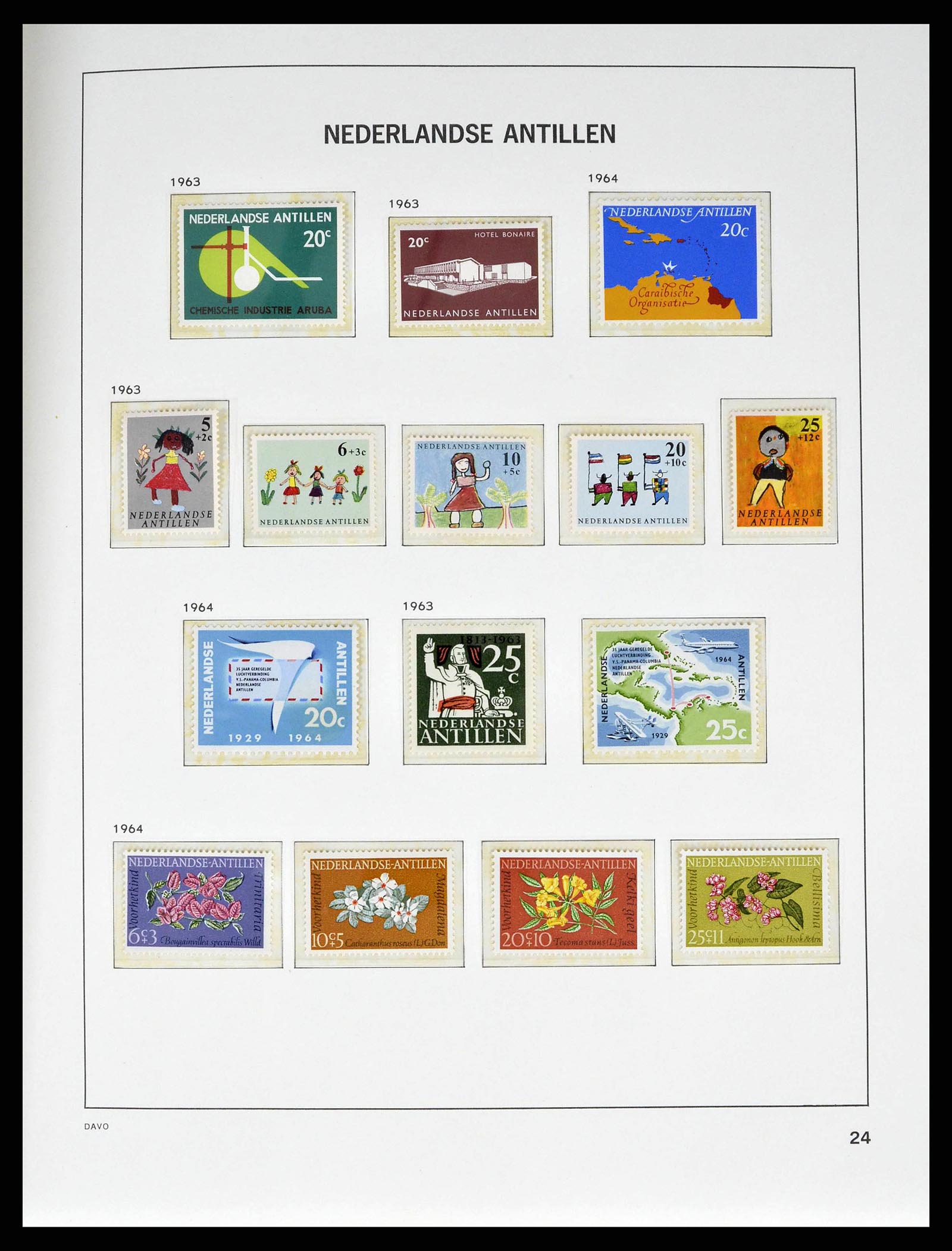 38940 0025 - Stamp collection 38940 Curaçao/Antilles 1873-1969.