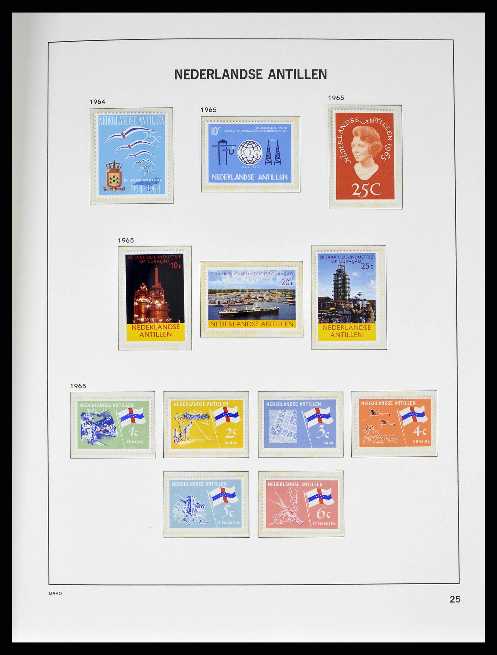 38940 0026 - Stamp collection 38940 Curaçao/Antilles 1873-1969.