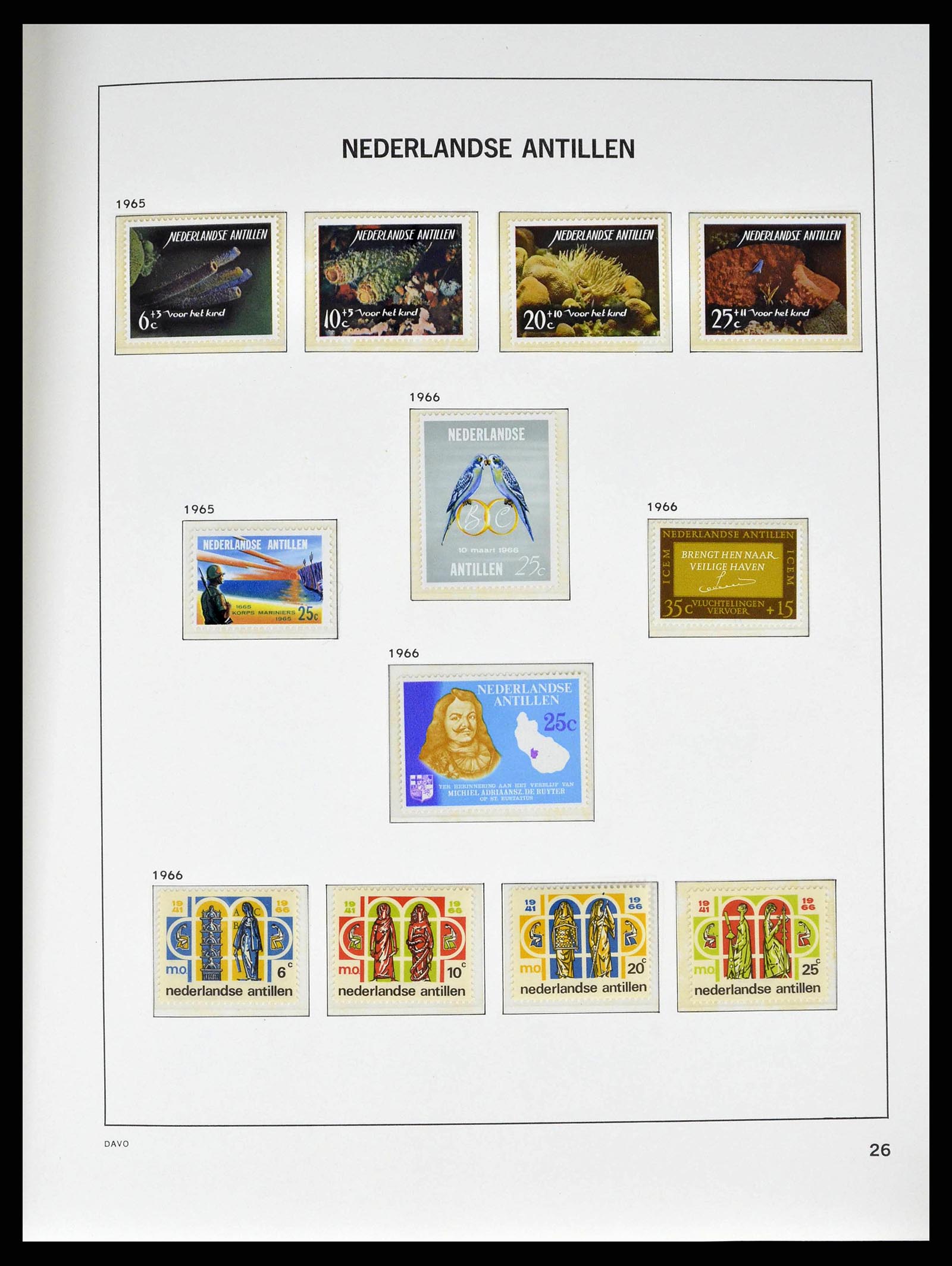 38940 0027 - Stamp collection 38940 Curaçao/Antilles 1873-1969.