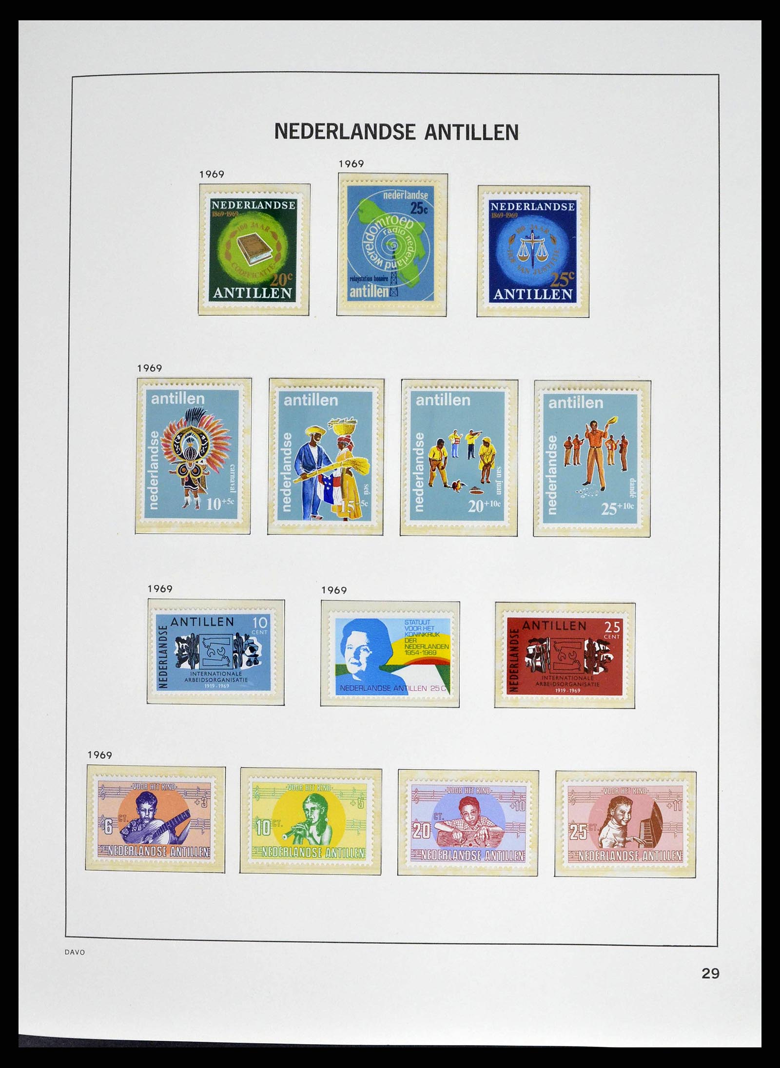 38940 0030 - Stamp collection 38940 Curaçao/Antilles 1873-1969.