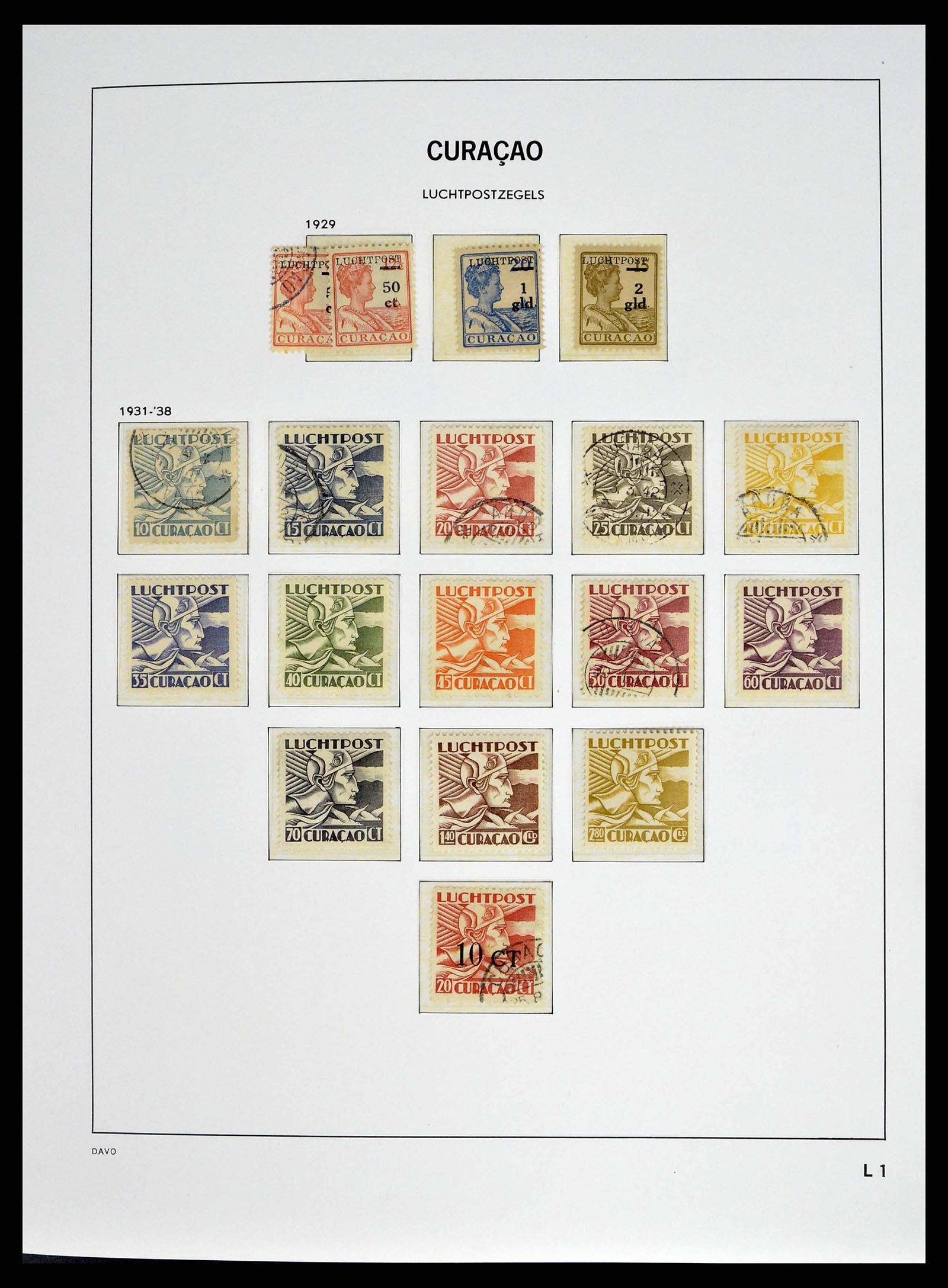 38940 0031 - Stamp collection 38940 Curaçao/Antilles 1873-1969.