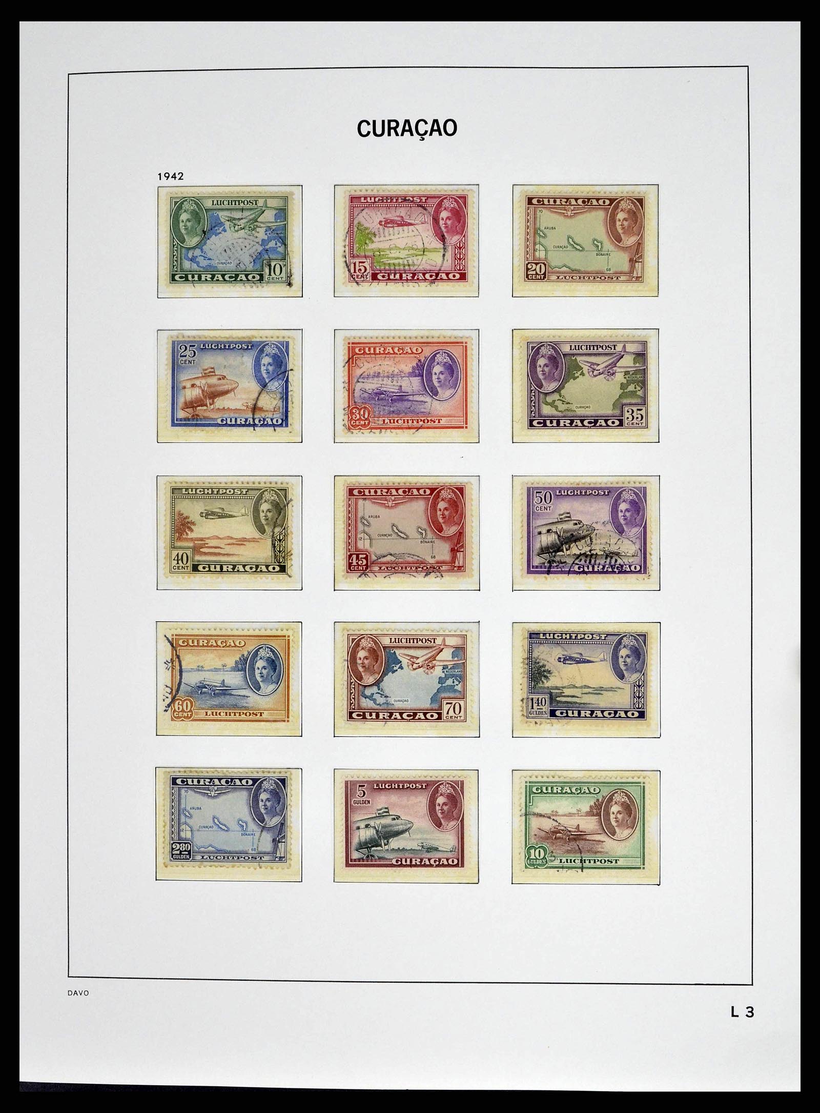 38940 0033 - Stamp collection 38940 Curaçao/Antilles 1873-1969.