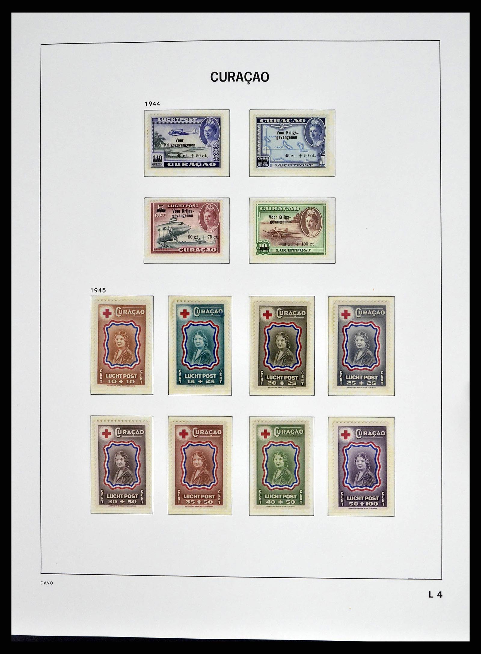 38940 0034 - Stamp collection 38940 Curaçao/Antilles 1873-1969.