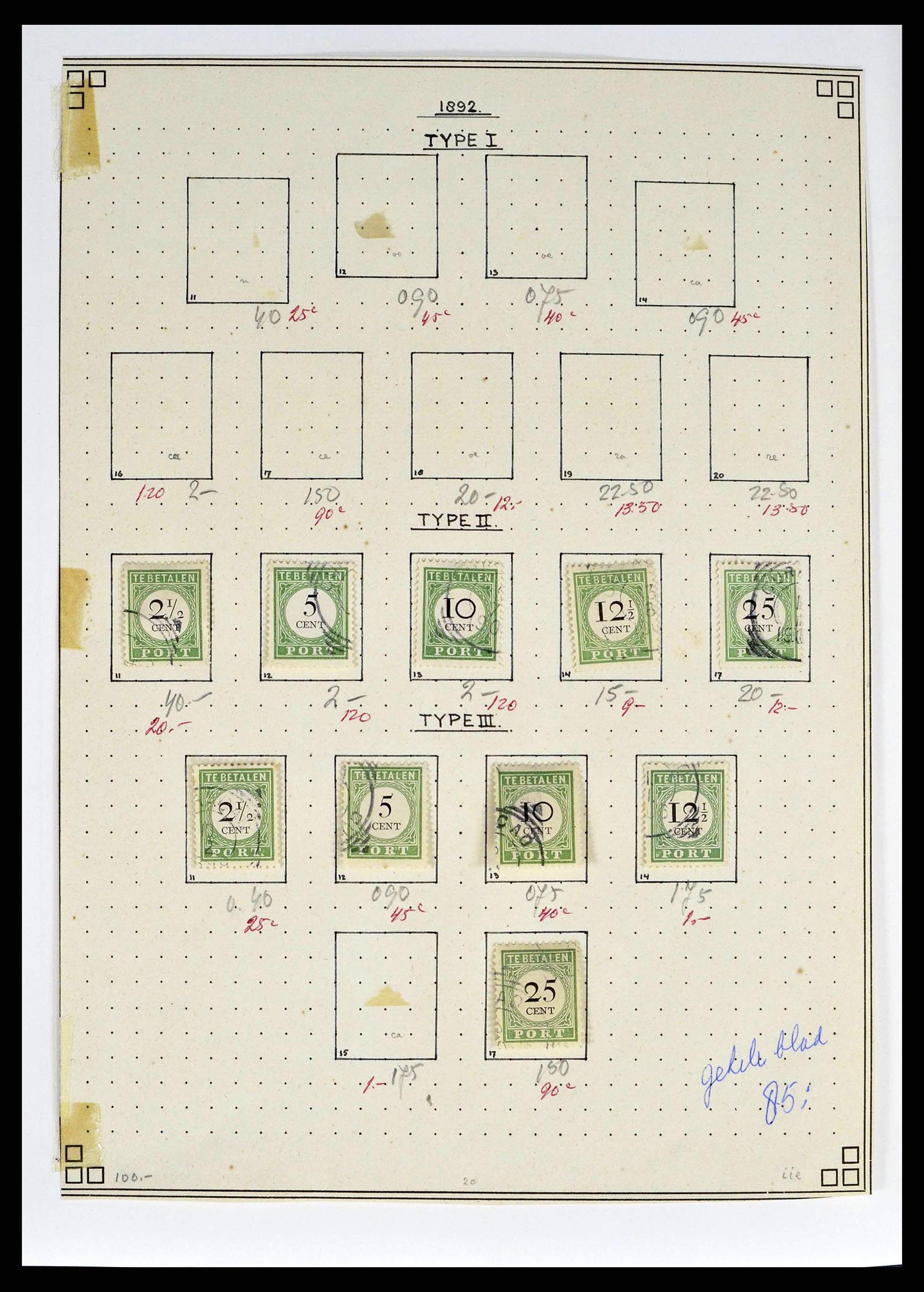 38940 0037 - Stamp collection 38940 Curaçao/Antilles 1873-1969.