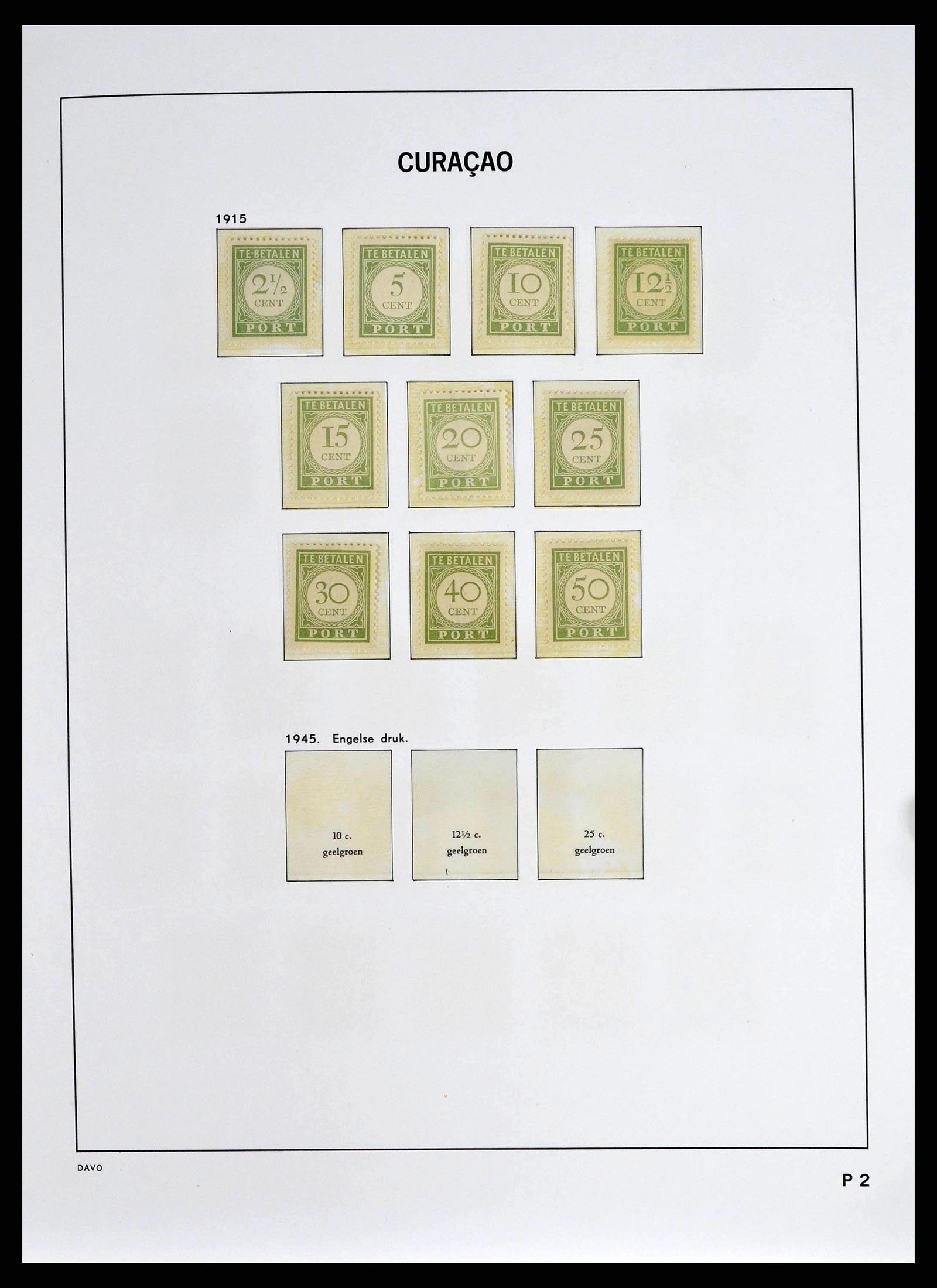 38940 0039 - Stamp collection 38940 Curaçao/Antilles 1873-1969.