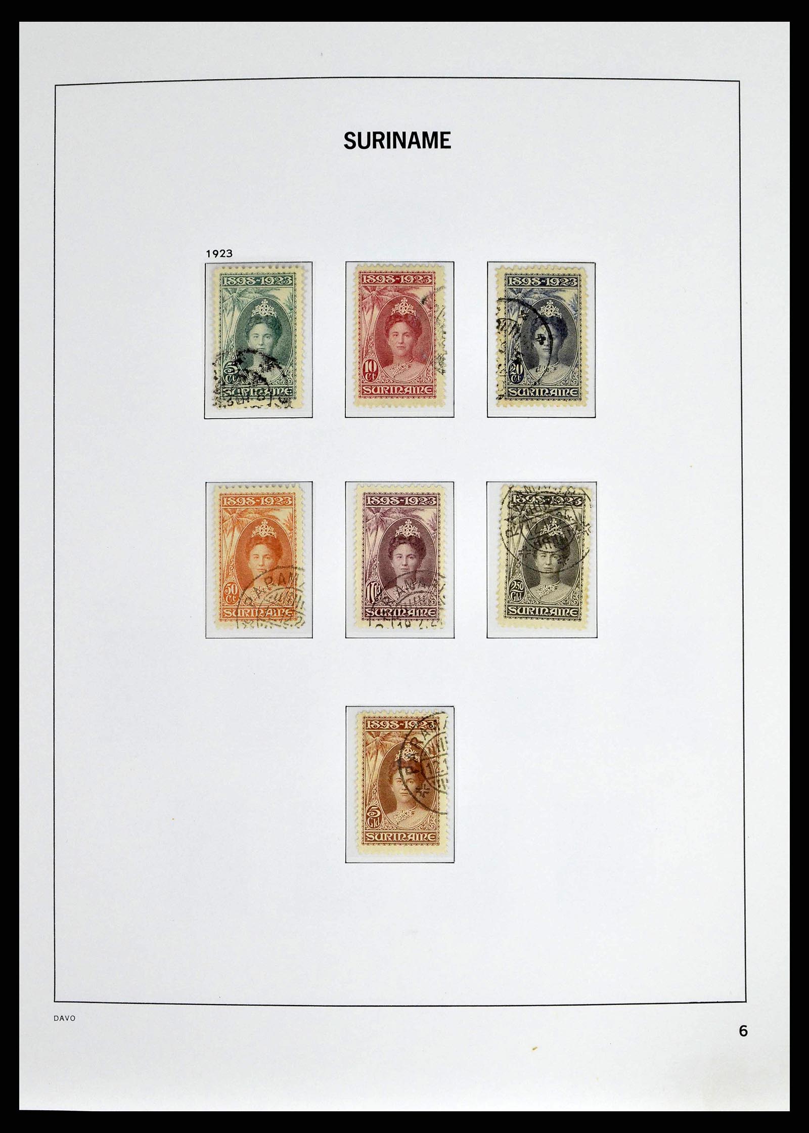 38942 0006 - Postzegelverzameling 38942 Suriname 1873-1975.