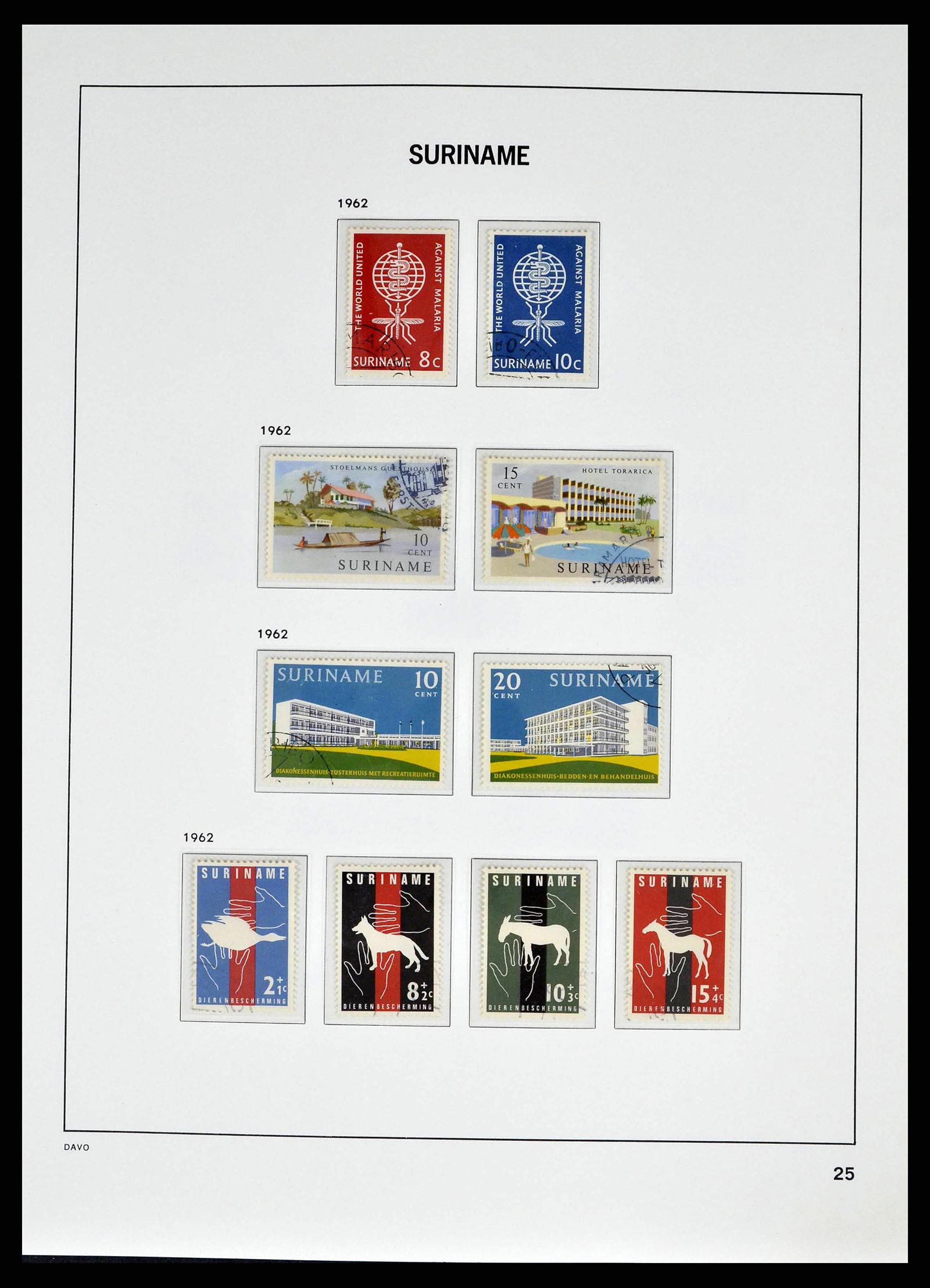 38942 0024 - Stamp collection 38942 Suriname 1873-1975.