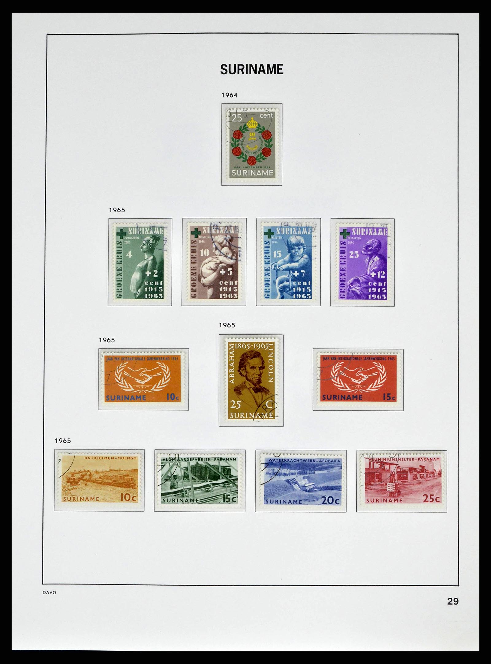 38942 0028 - Stamp collection 38942 Suriname 1873-1975.