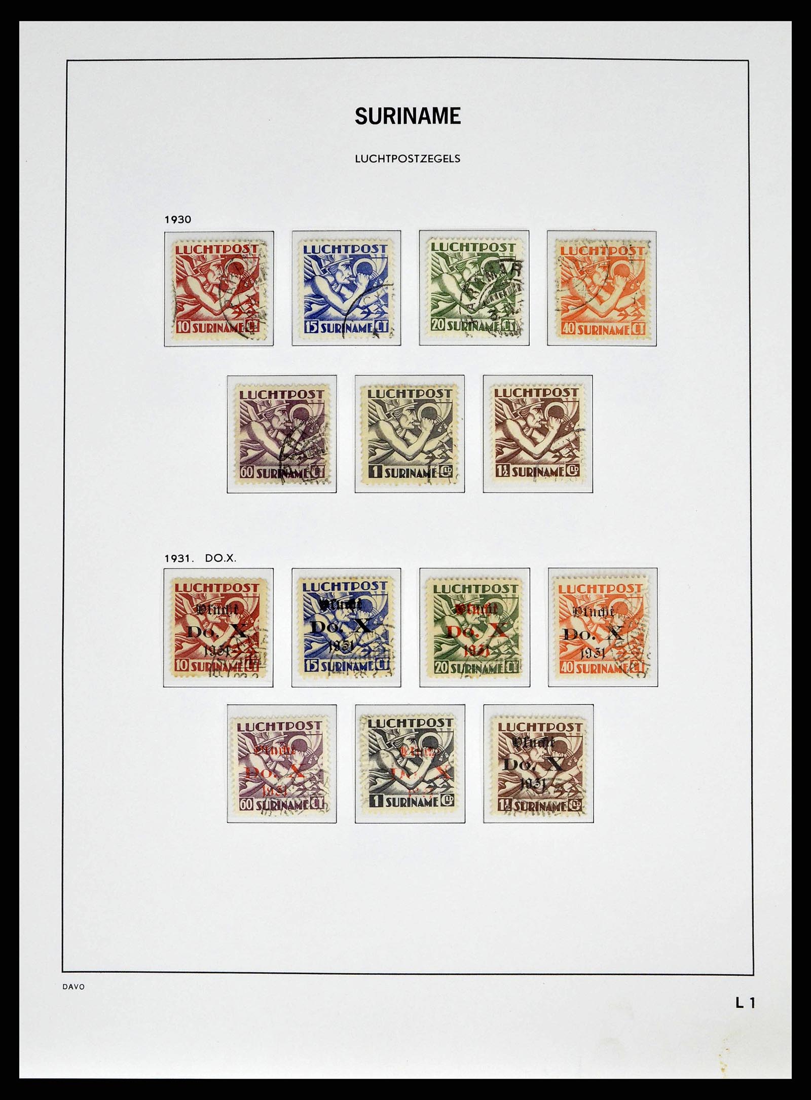 38942 0051 - Postzegelverzameling 38942 Suriname 1873-1975.