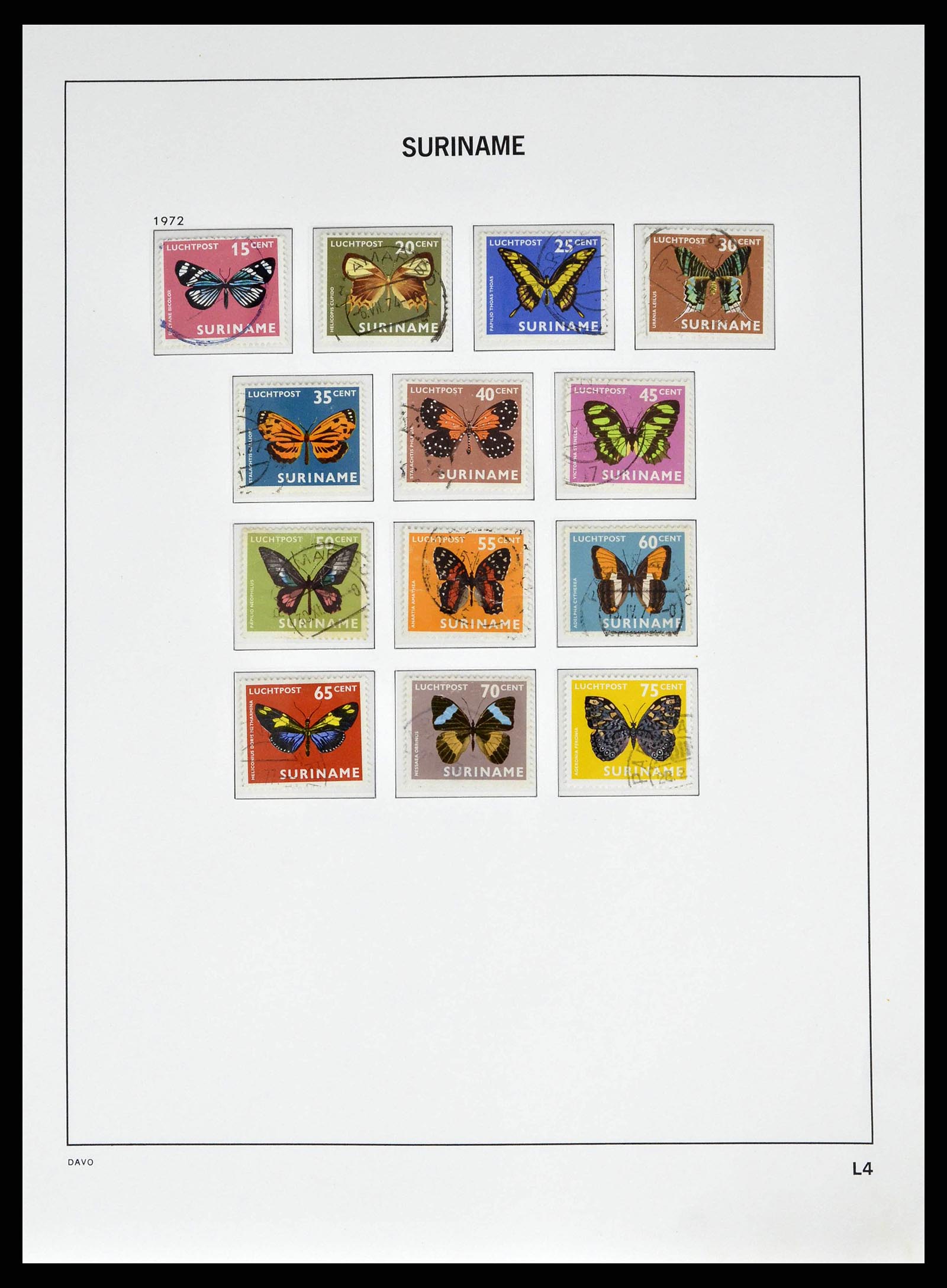 38942 0054 - Postzegelverzameling 38942 Suriname 1873-1975.