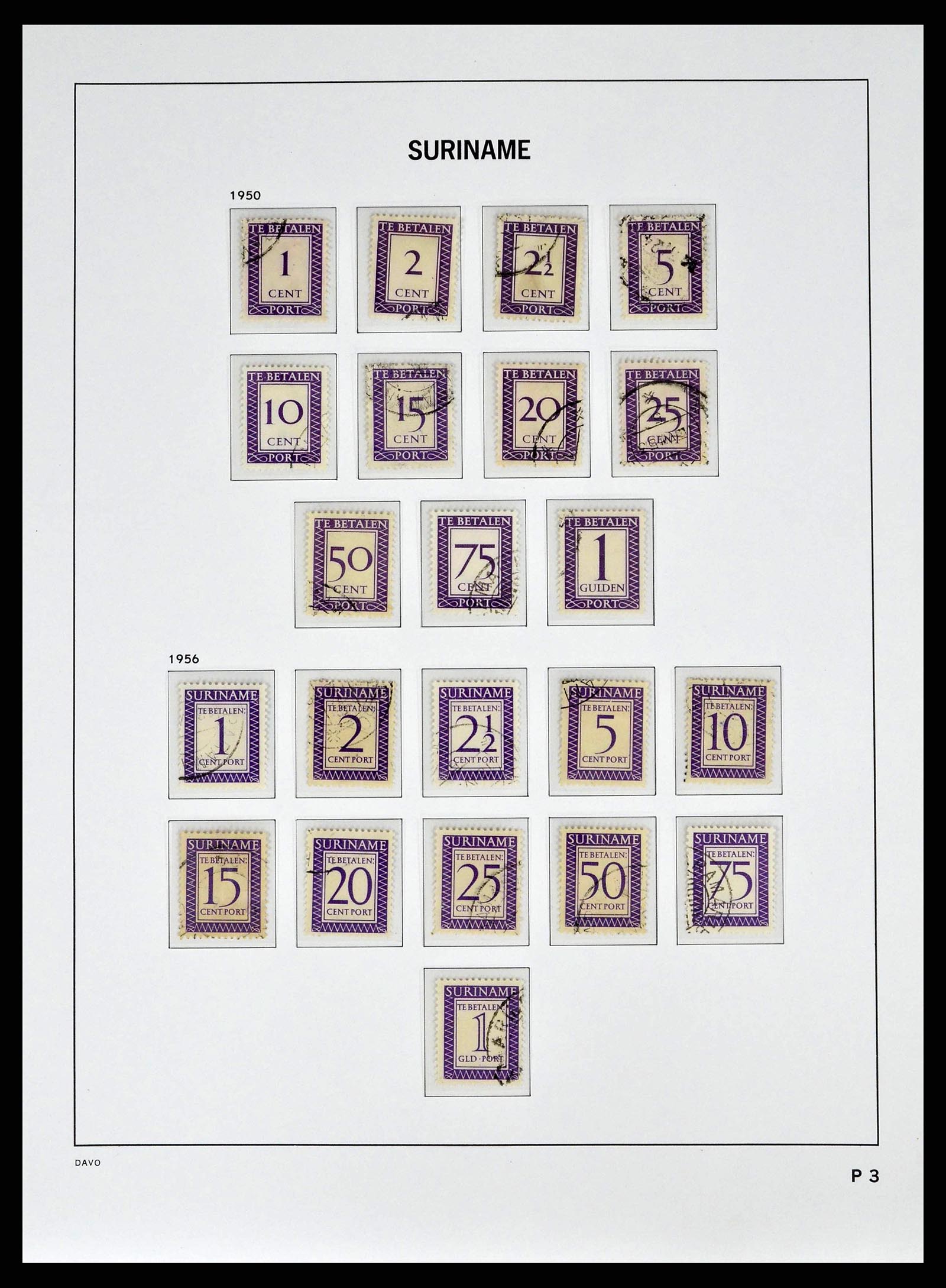 38942 0057 - Postzegelverzameling 38942 Suriname 1873-1975.