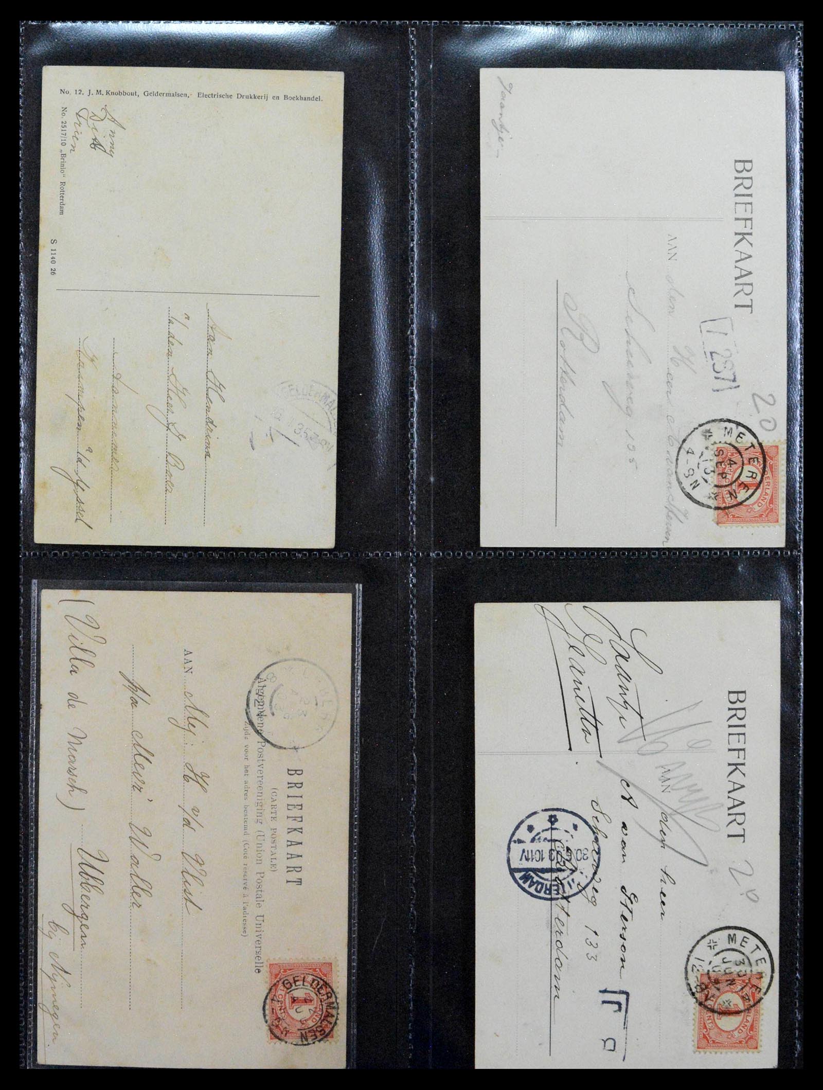 38946 0010 - Postzegelverzameling 38946 Nederland oude ansicthkaarten.