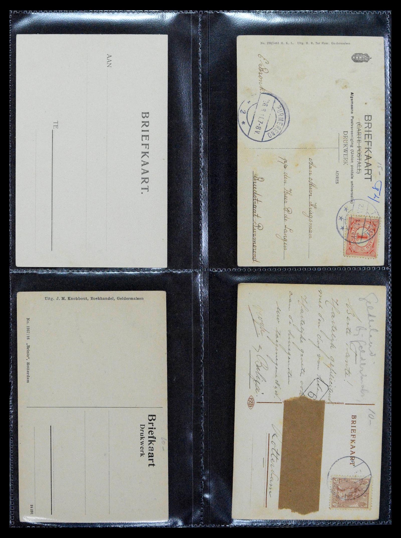 38946 0020 - Postzegelverzameling 38946 Nederland oude ansicthkaarten.